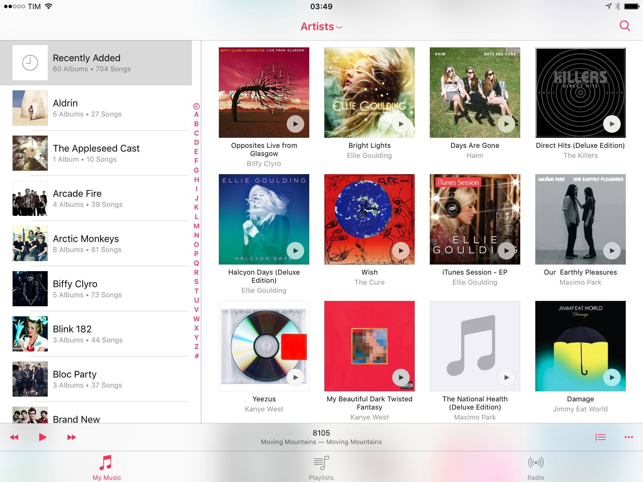 Apple's new Music app.