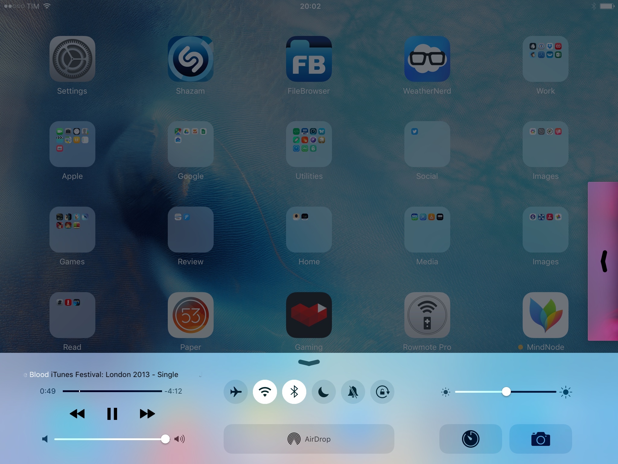 Hidden Picture in Picture, automatically placed above Control Center.