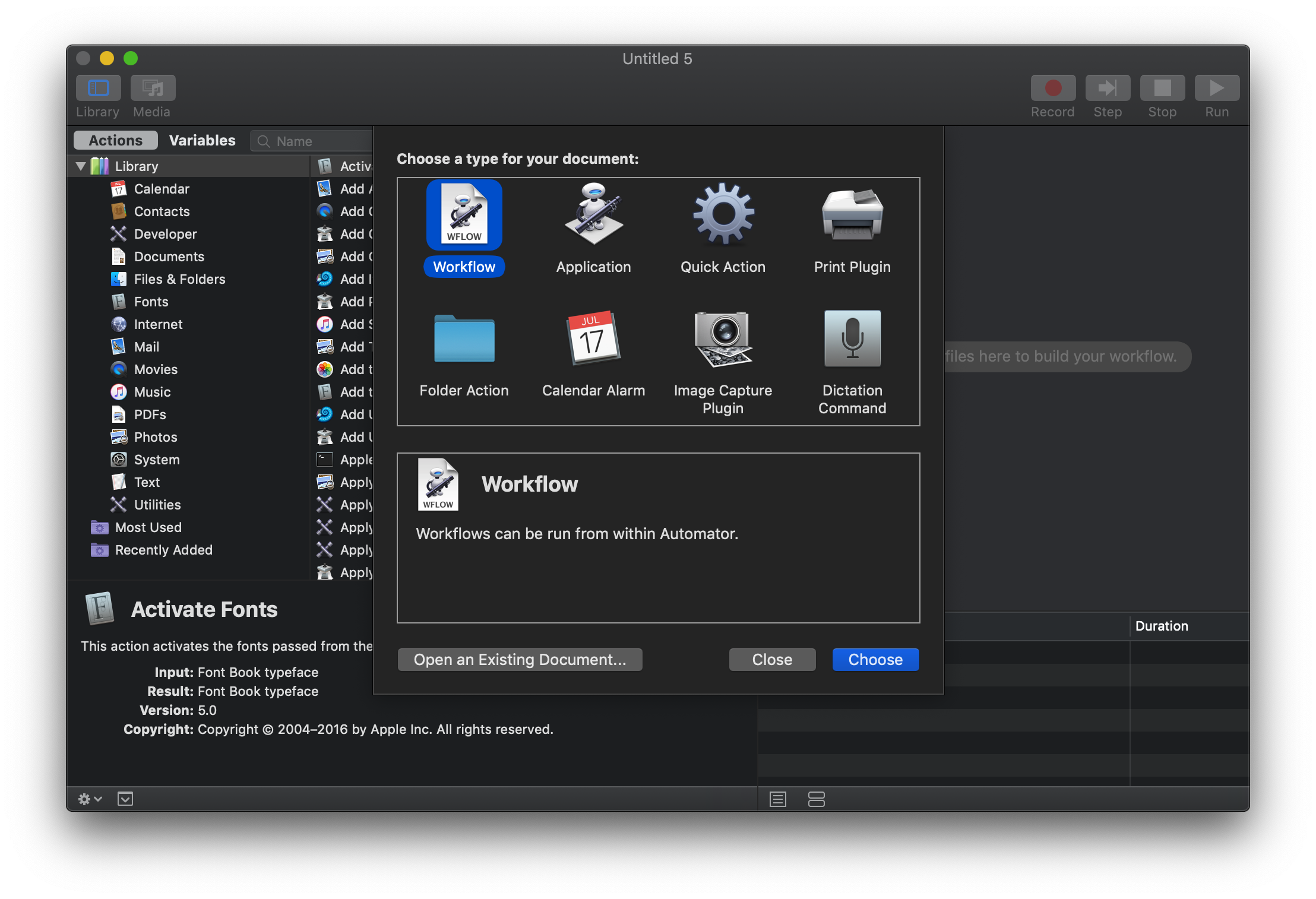 Custom Quick Actions can be built in Automator.
