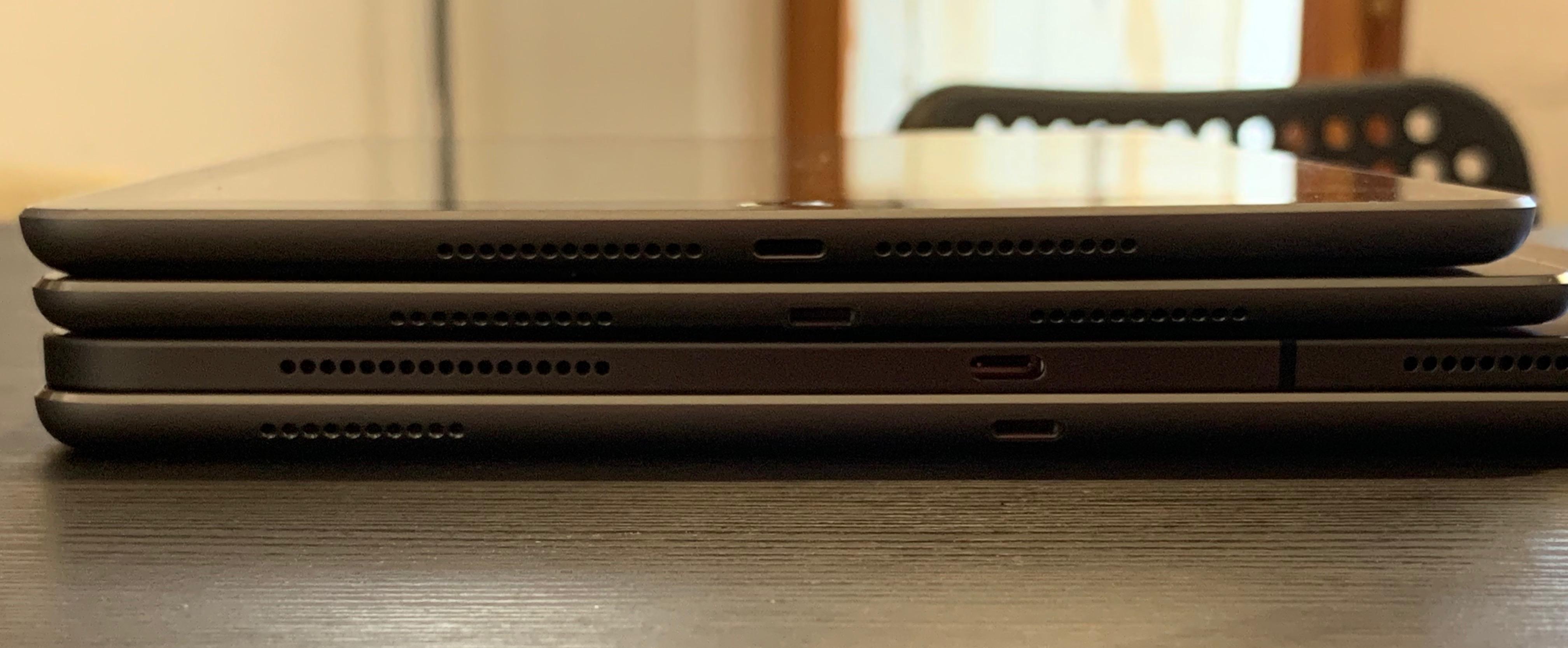 The flat edges of the new iPad Pro are noticeably different from previous iPads.