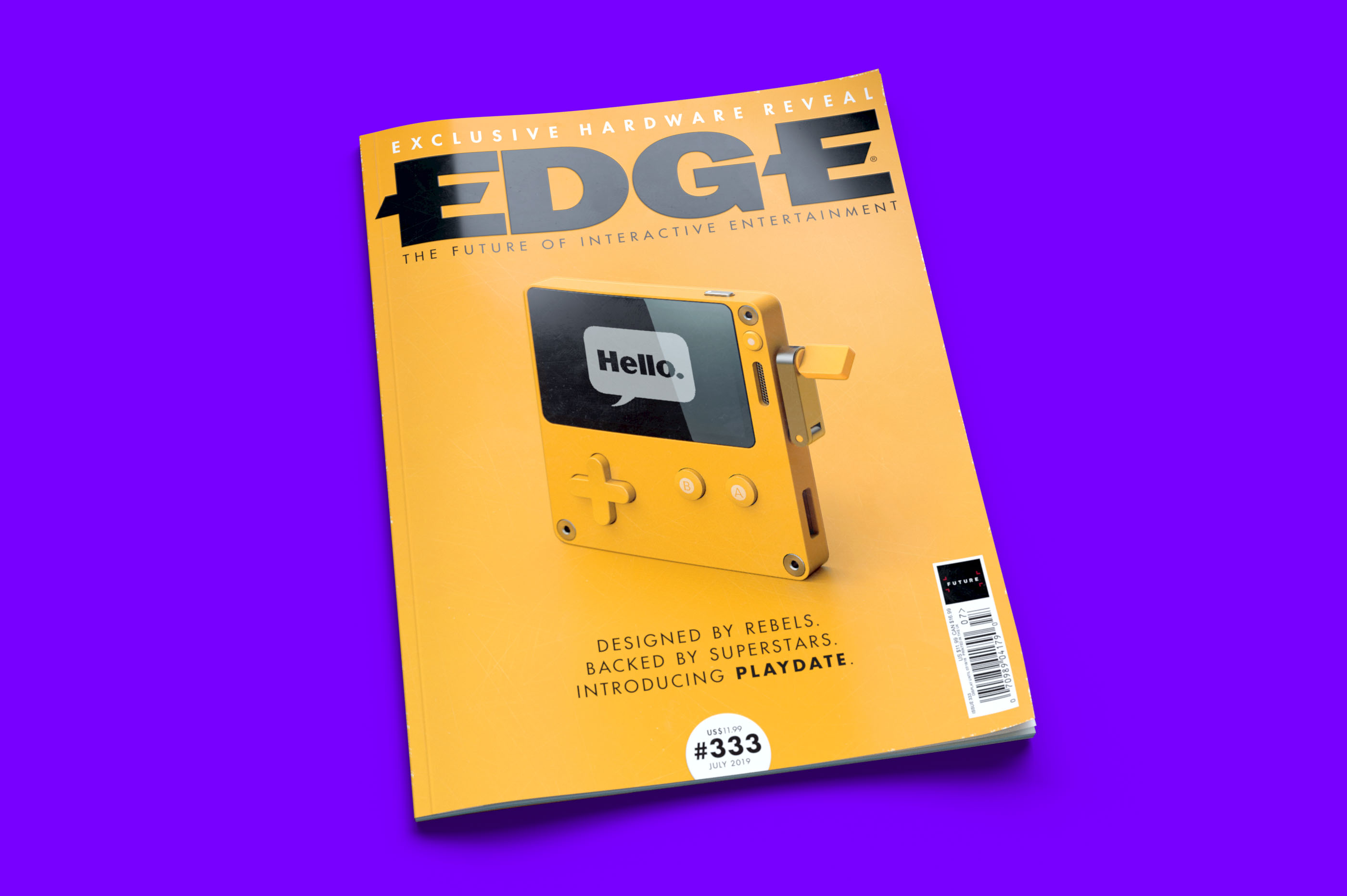 Issue 333 of Edge magazine will have more details about Playdate, including interviews with its creators.
