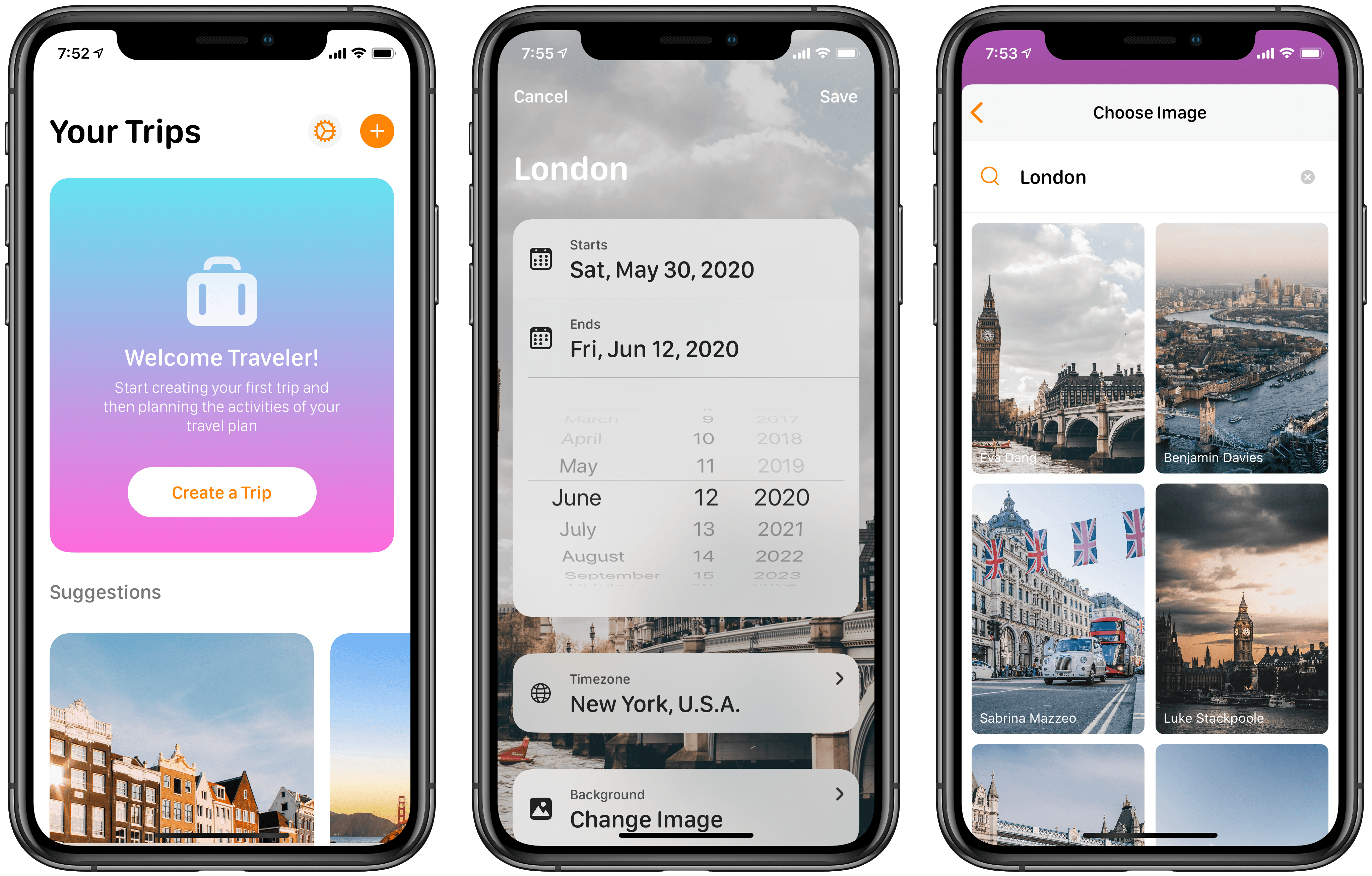 travel itinerary app iphone