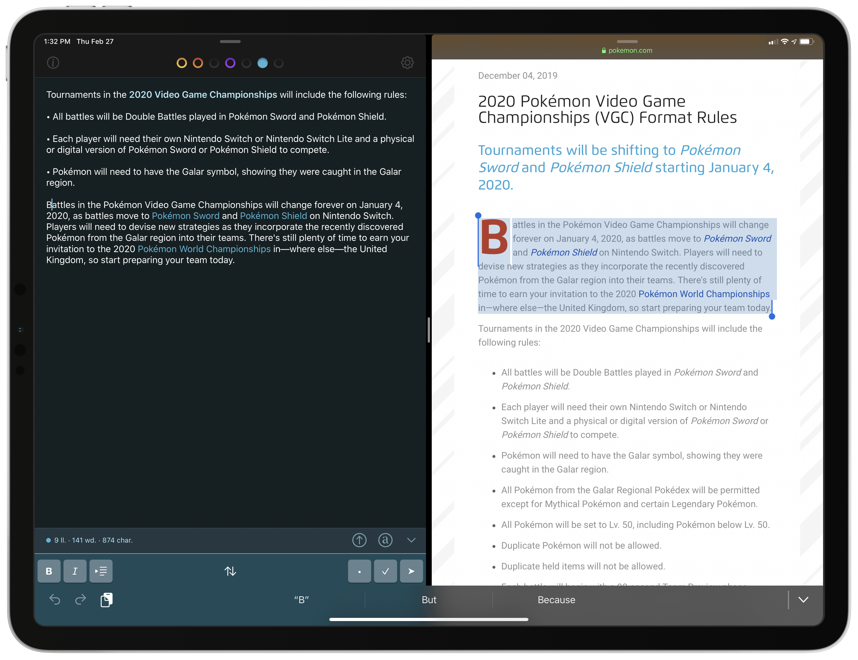 You can paste rich text in Tot, which will preserve formatting in Markdown as well.