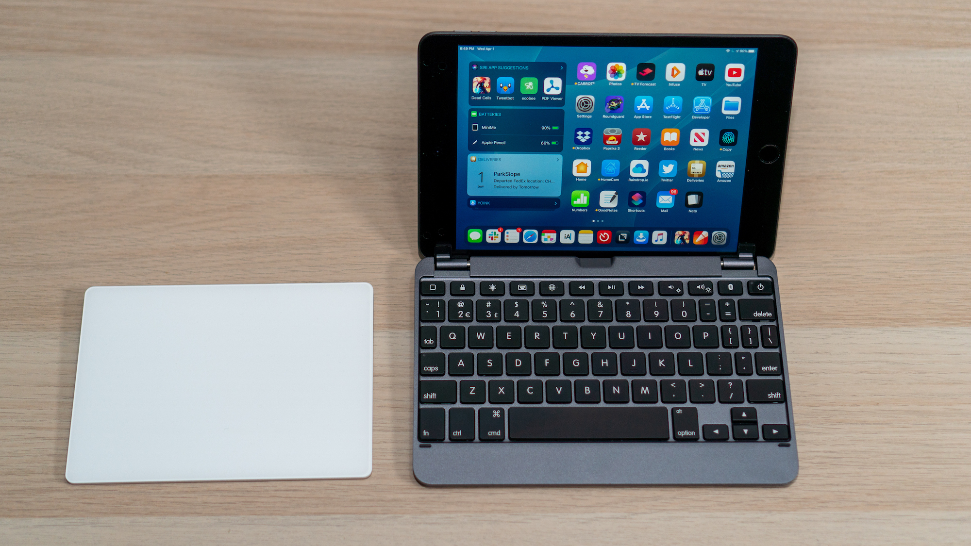Pairing a Magic Trackpad 2 with the mini is a great combination, but I really need to get one in space gray.