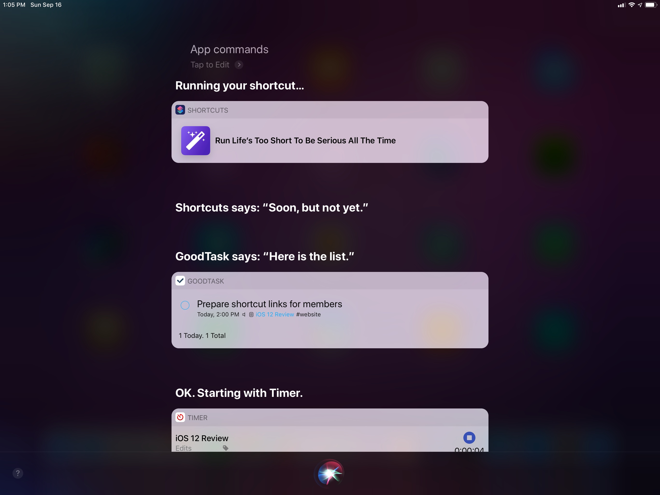 ...become multiple visual responses in Siri.