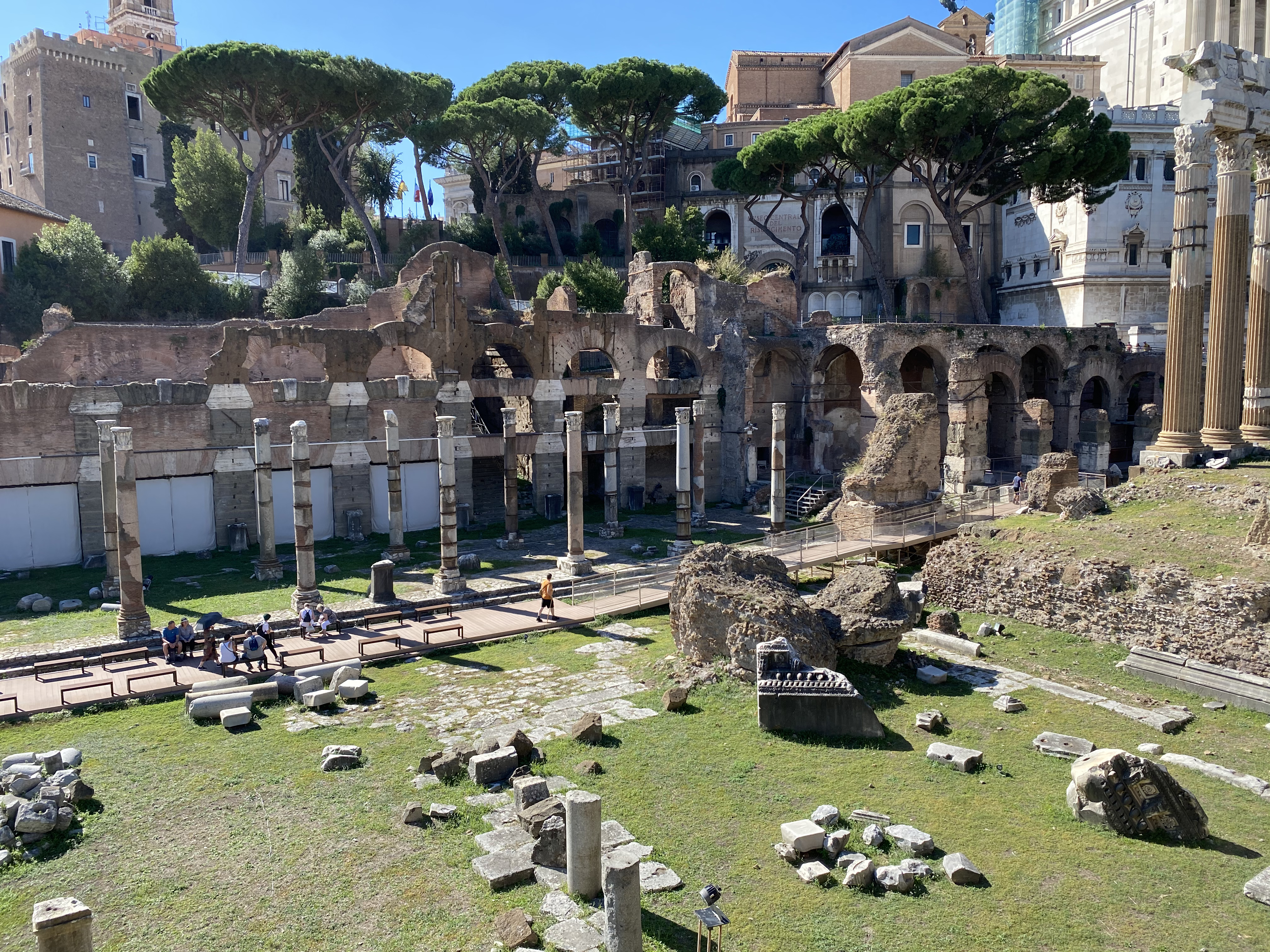 Forum of Caesar, wide camera.