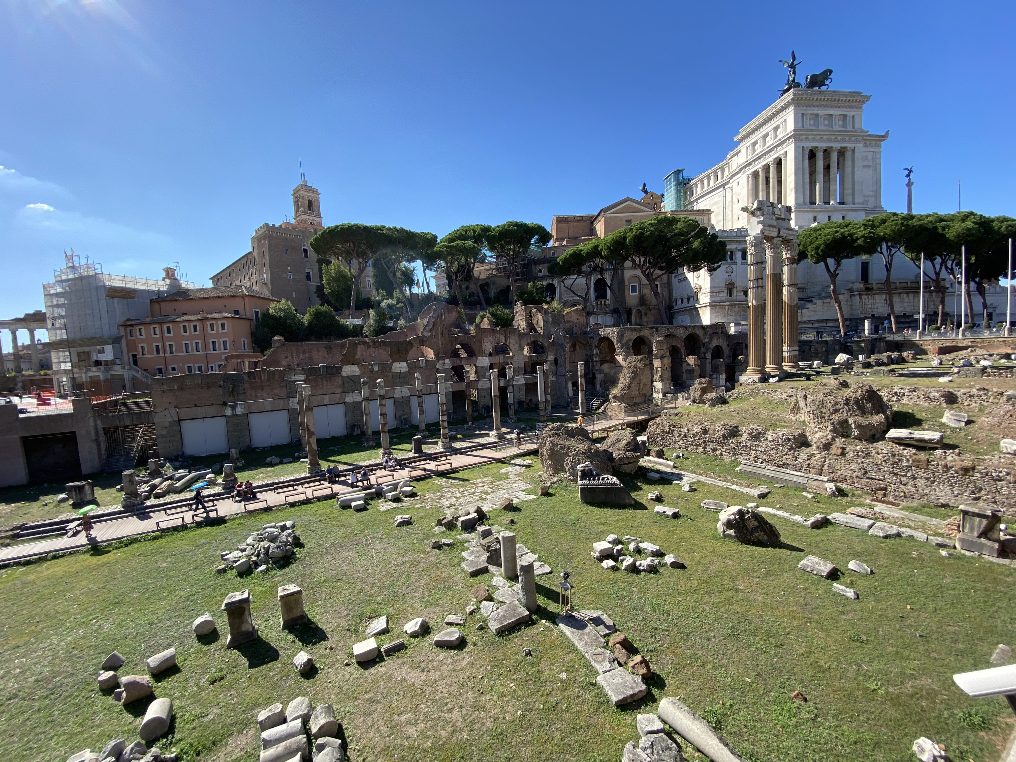 The Forum of Caesar in all its ultra-wide glory.
