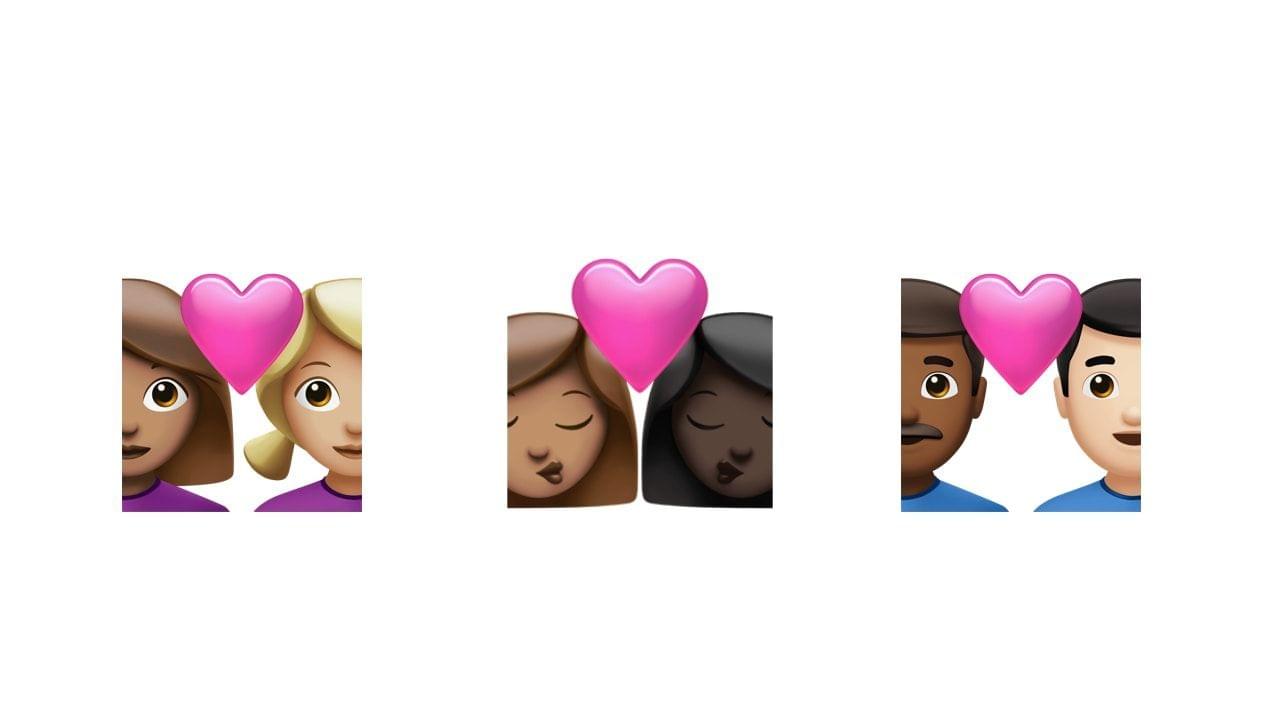 A few of the 200 couples emoji variations. Source: Emojipedia.org