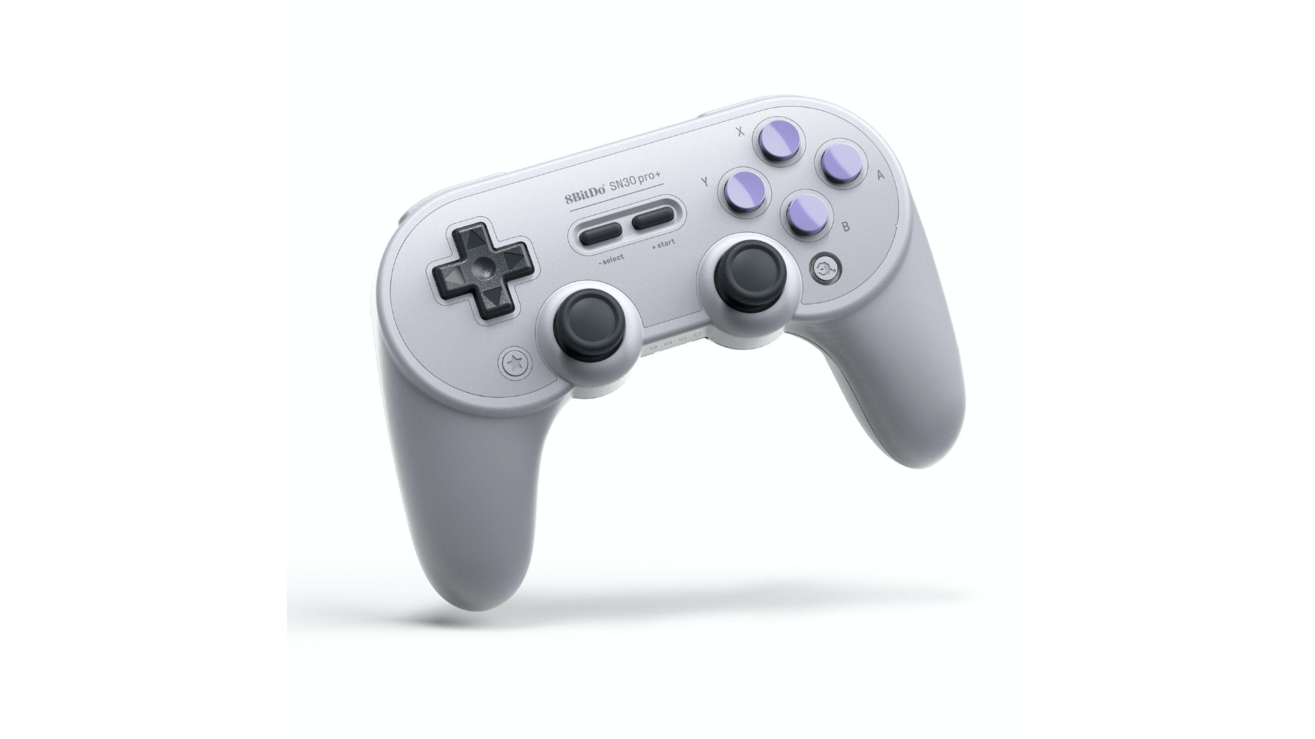 The 8BitDo SN30 Pro+ works with an iPad when connected with a USB-C cable.