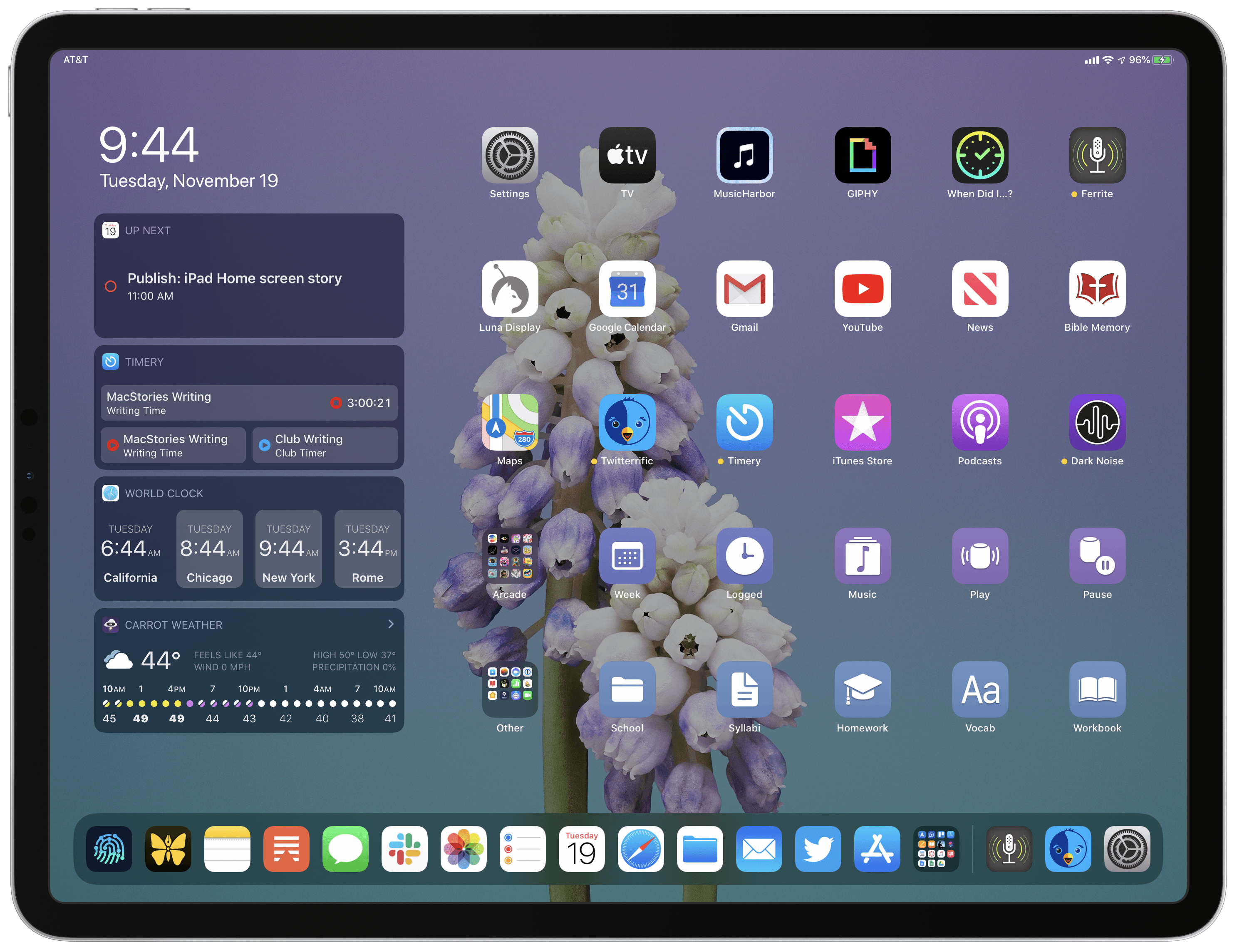 My Modern iPad Home Screen: Apps, Widgets, Files, Folders, and ...