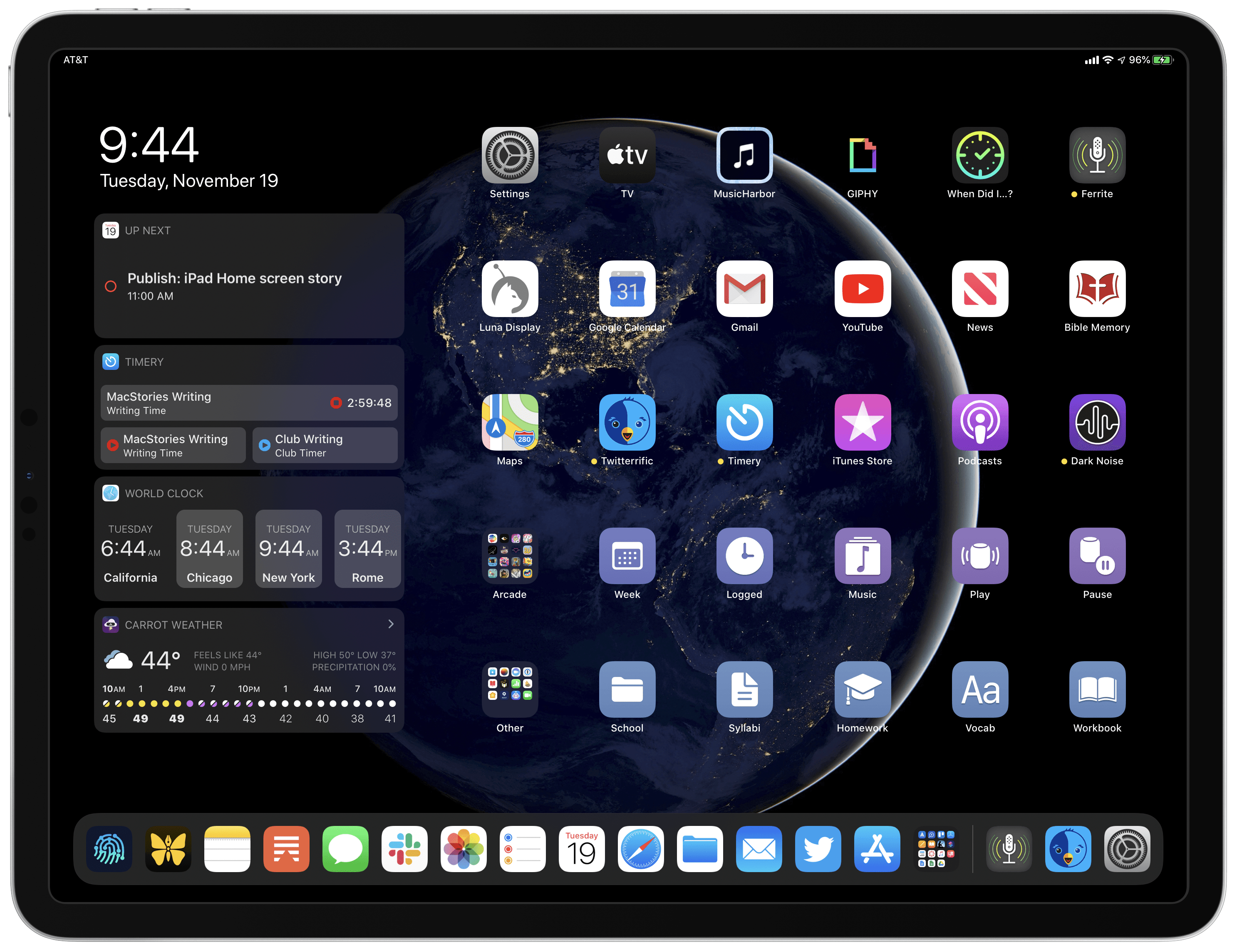 Aesthetic Ipad Home Screen Layout Ideas