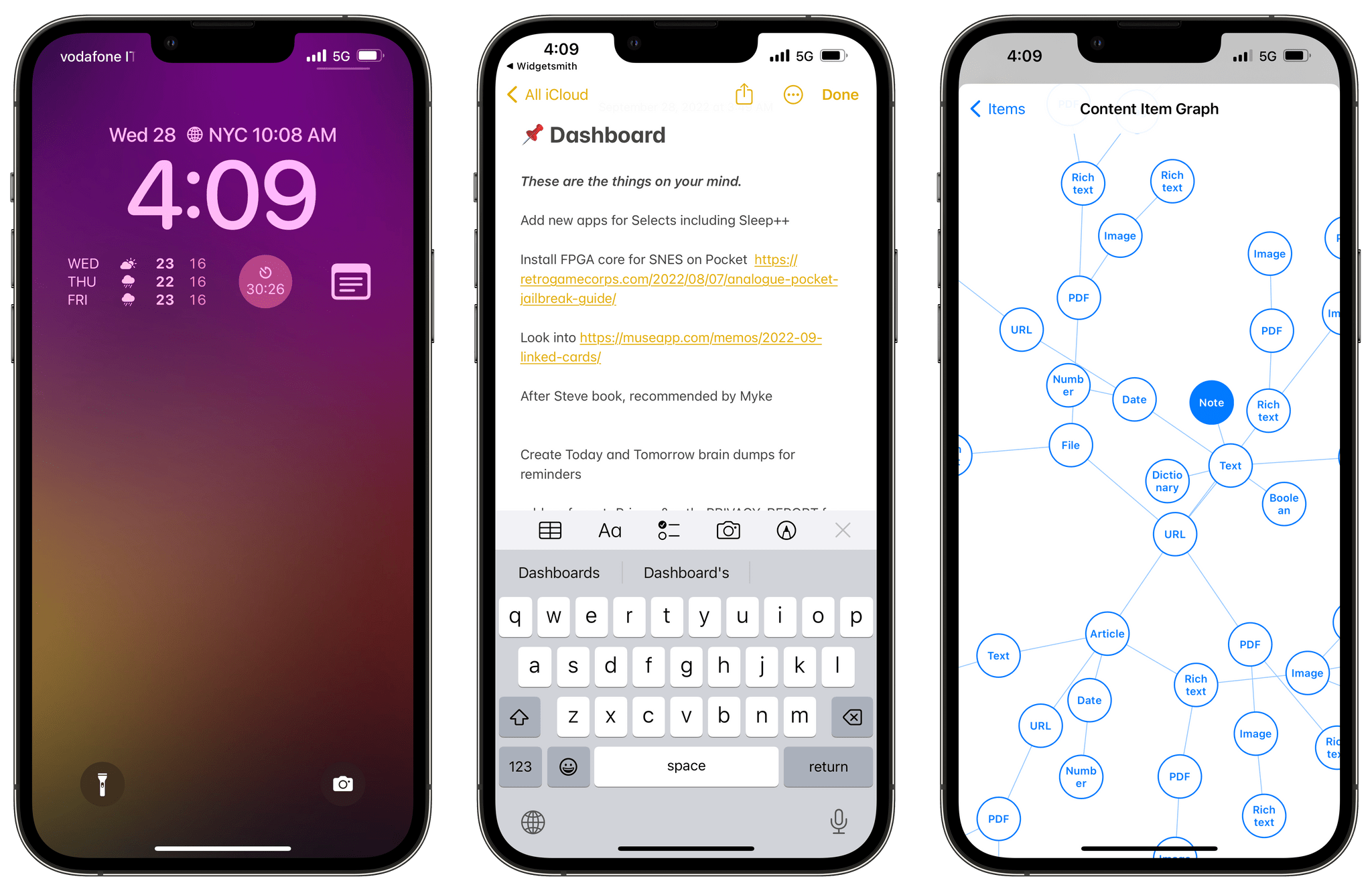 Creating Lock Screen Widgets for Specific Notes via the Apple Notes URL Scheme