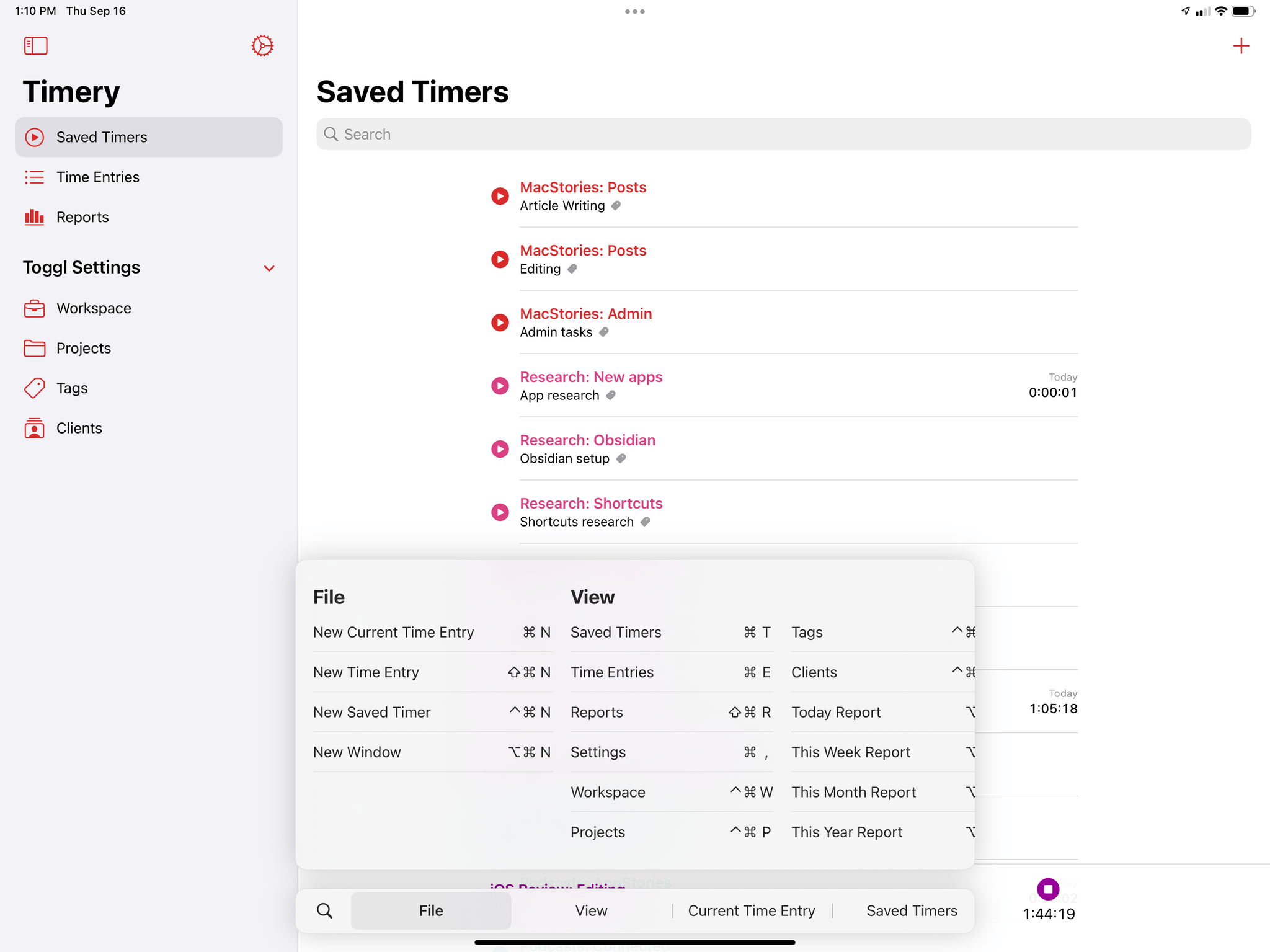 Timery in iPadOS 15. Is this what they call a glow up?