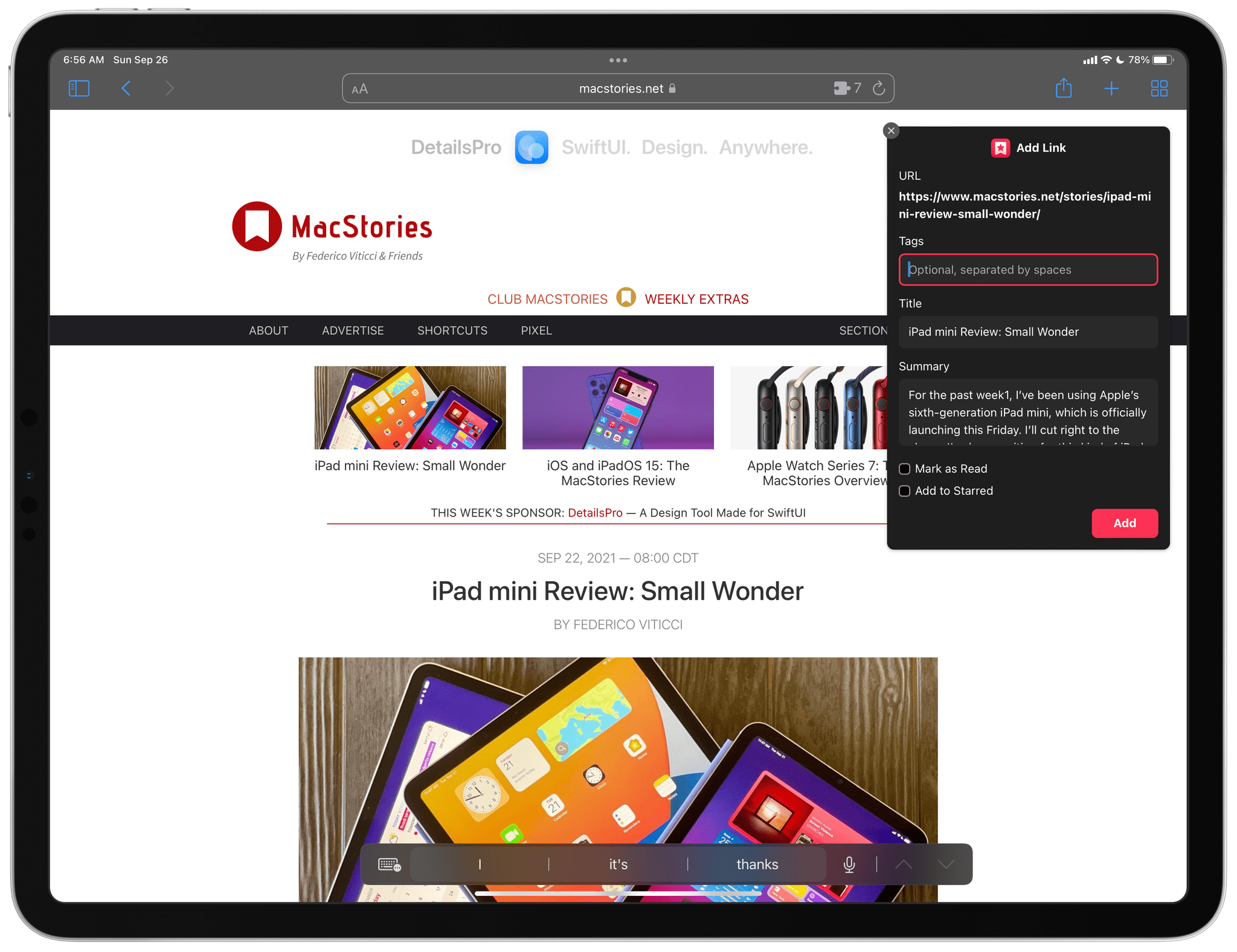 Federico Viticci on X: What are the best Safari extensions you can try now  on iPhone and iPad? We've prepared a roundup with our favorites so far to  help you: Safari Extensions