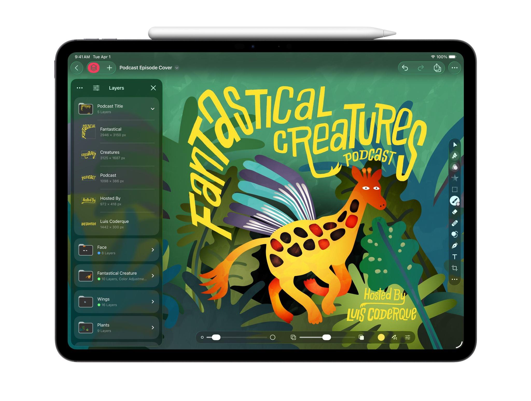 Pixelmator Pro for iPad. Source: Apple.