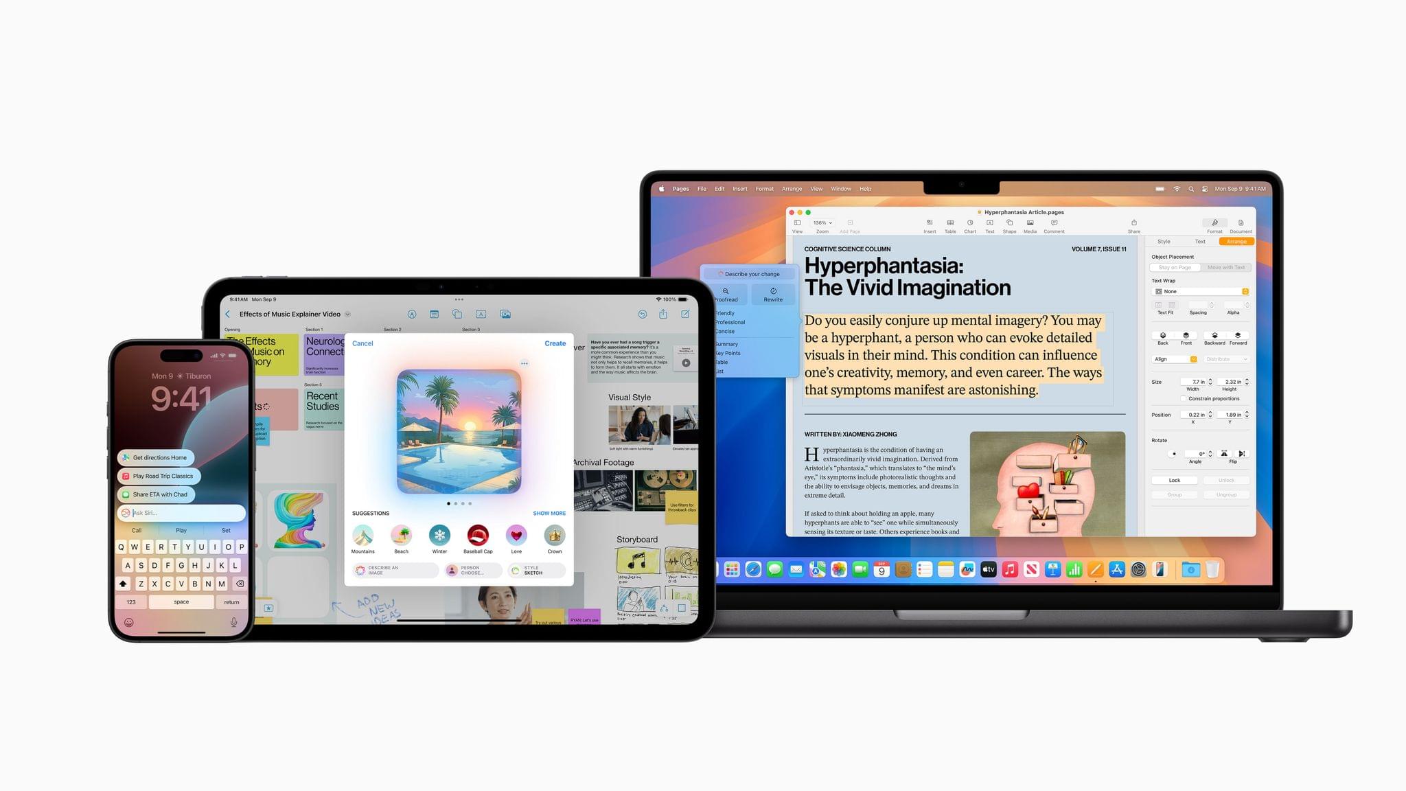 New Developer Betas Released for iOS, iPadOS, and macOS with Image Playground, ChatGPT Integration, and More Apple Intelligence Features