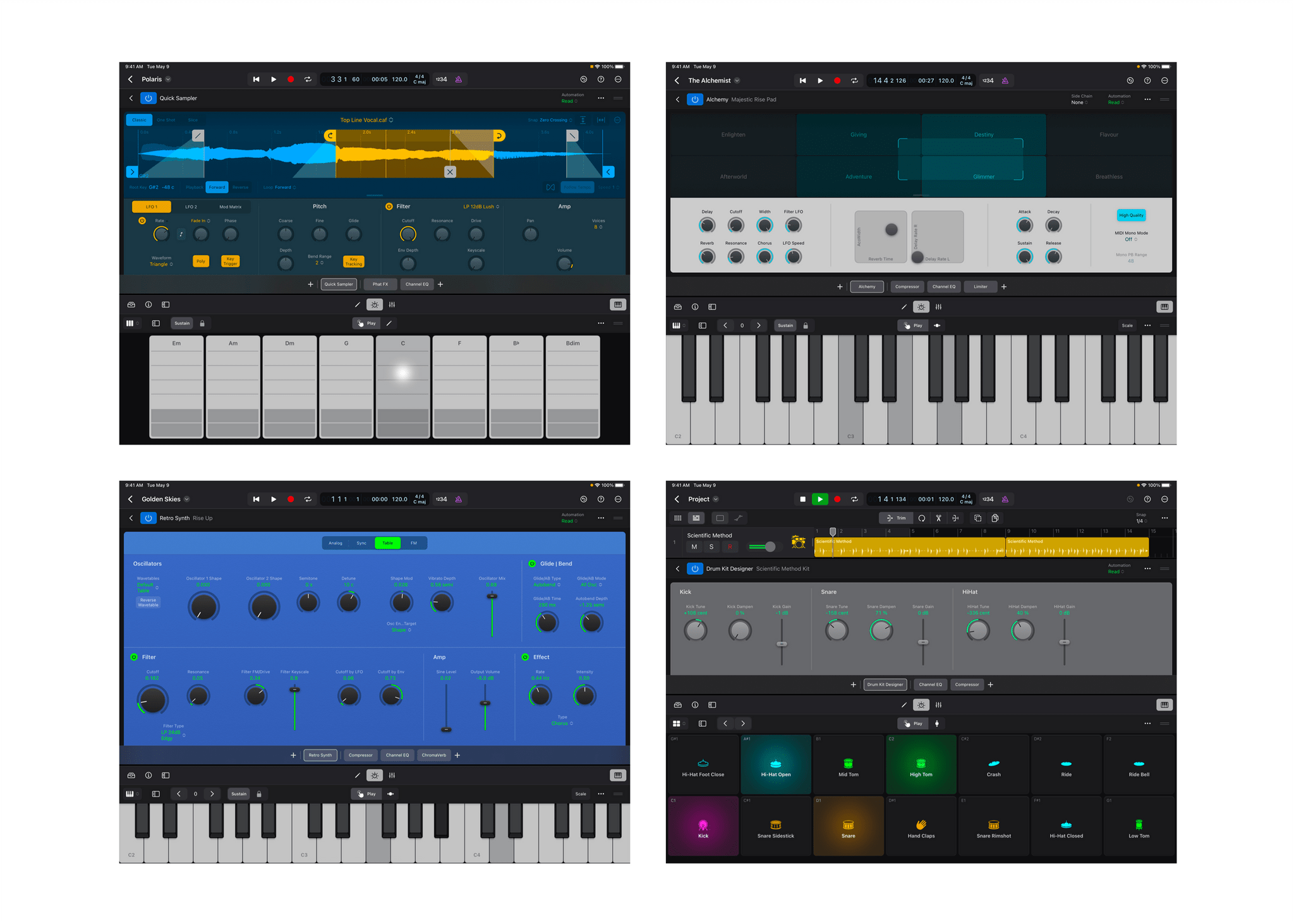 Software instruments. Source: Apple.