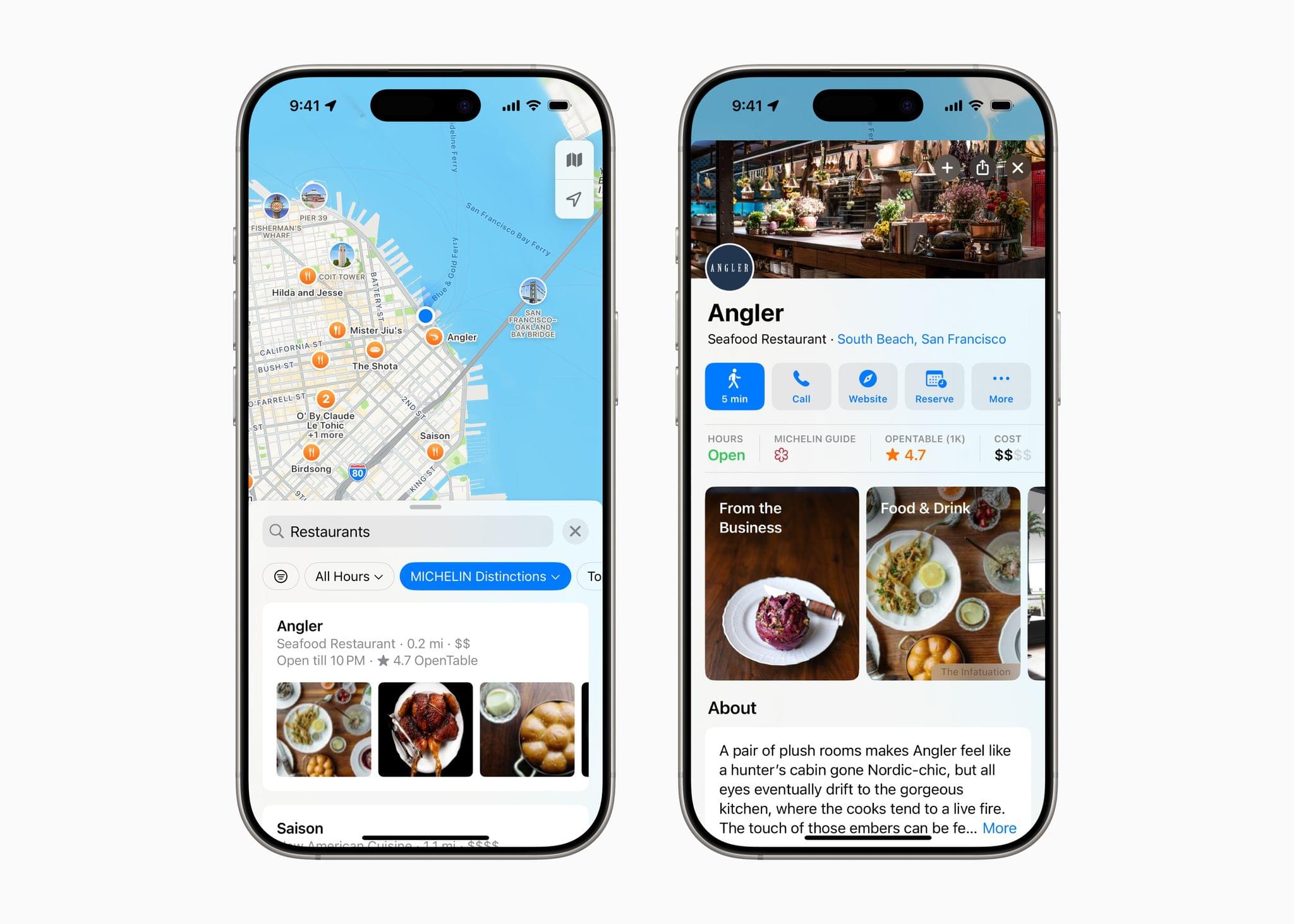 Apple Maps Adds Dining and Hotel Picks, Plus F1 Features