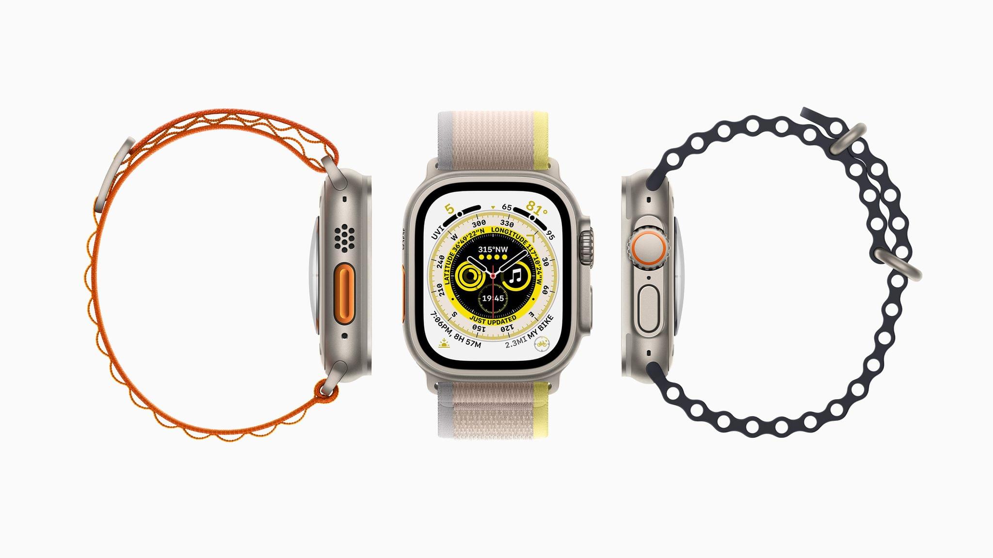 Three may be company, but it's not enough for Watch bands. Source: Apple.