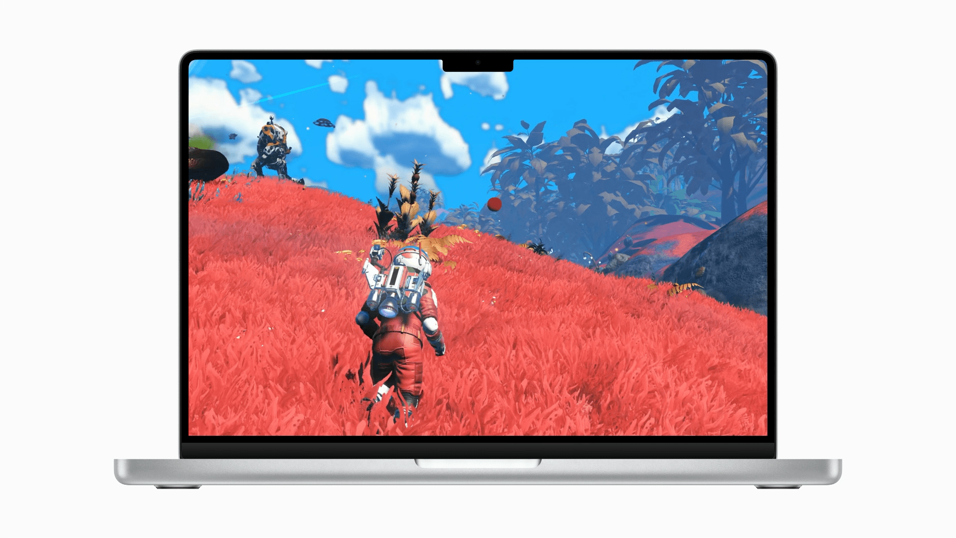 No Man's Sky running on a Mac. Source: Apple.