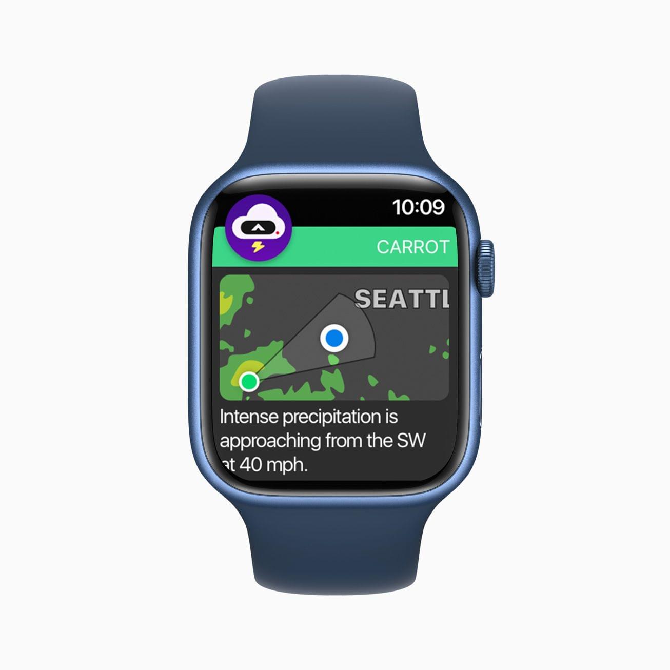Apple Watch App of the Year, CARROT Weather.