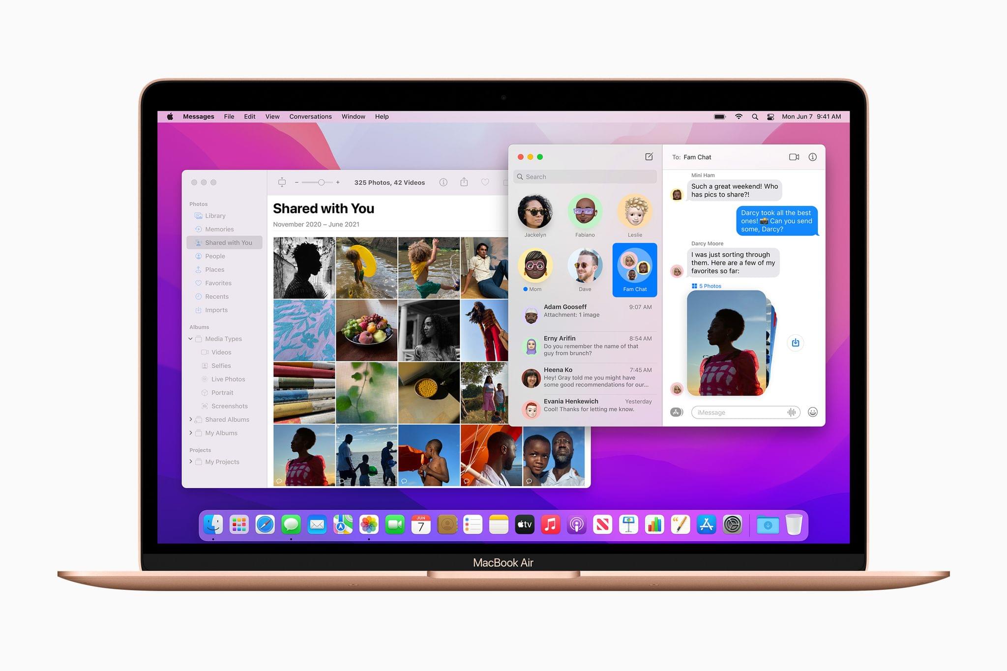 several macos monterey macs text facetime