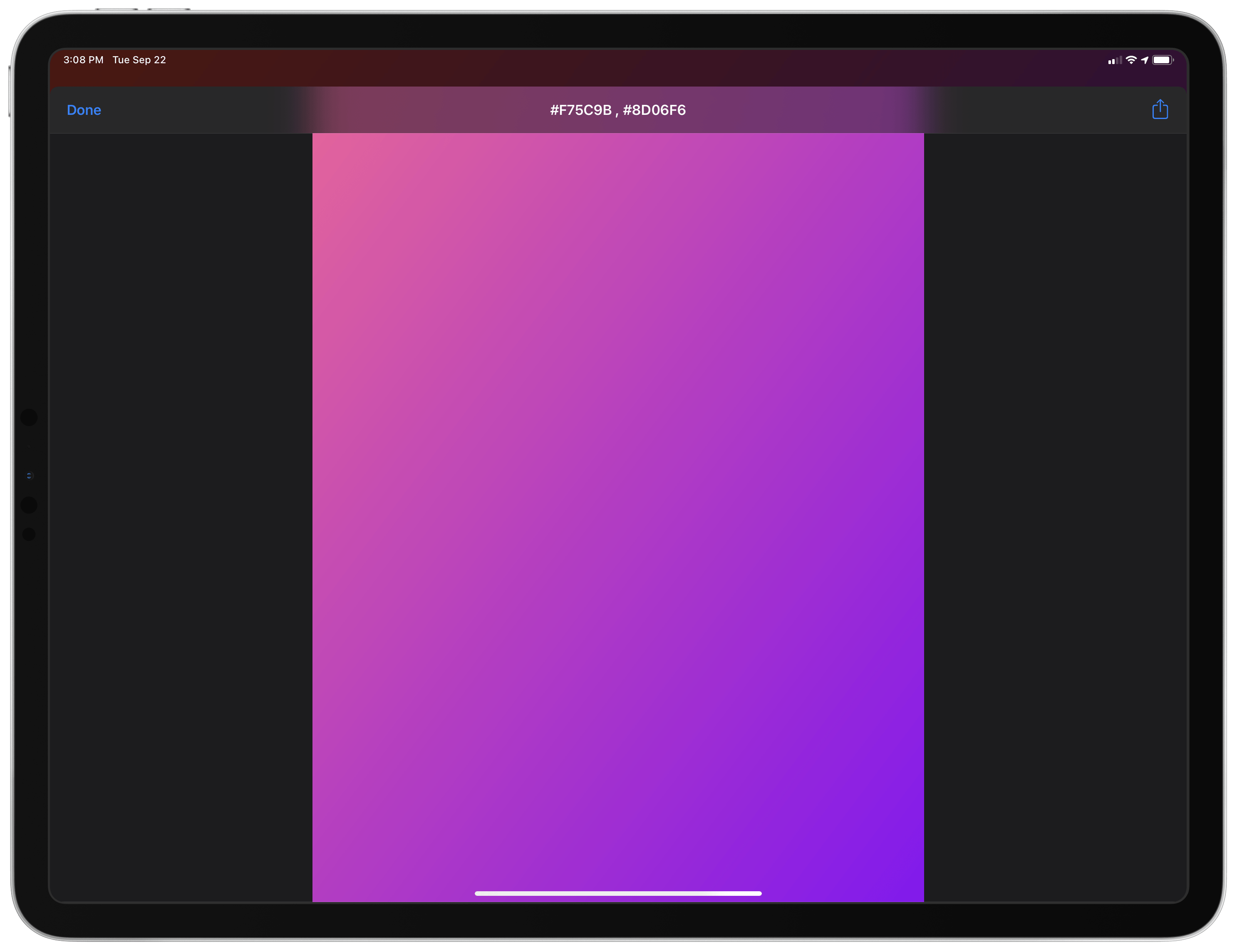 A random gradient generated with WallCreator.
