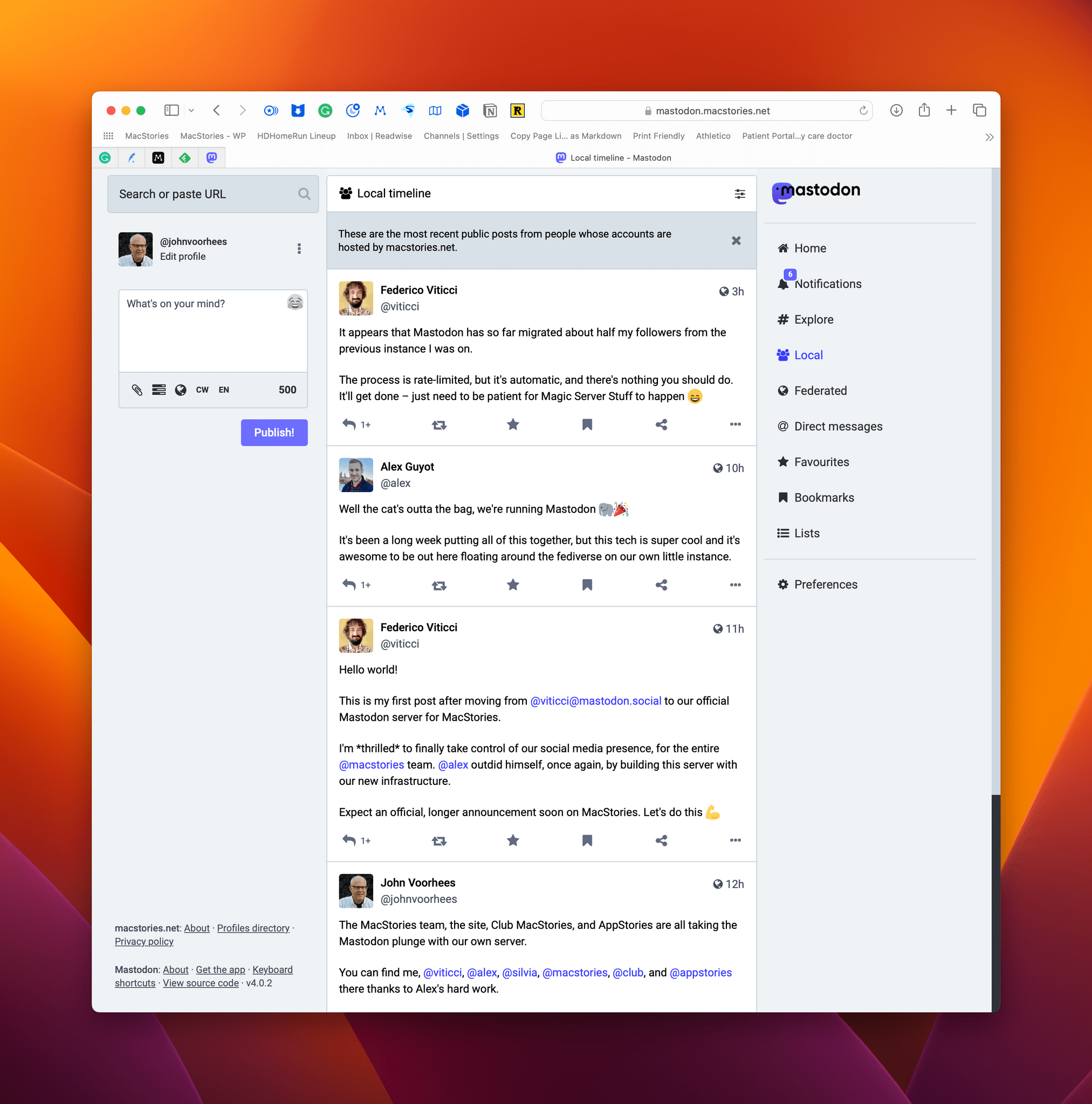 MacStories Is on Mastodon with Its Own Server - MacStories