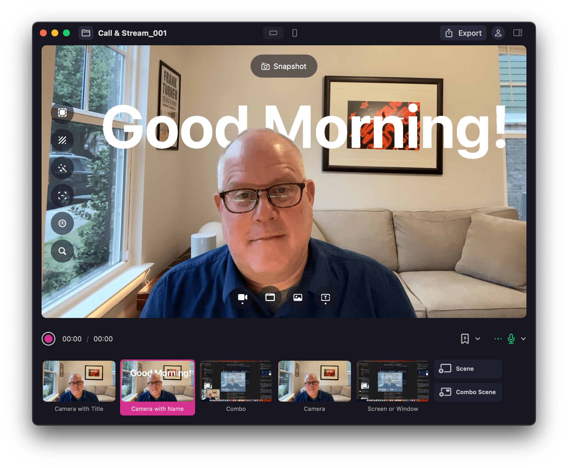 Yes, I'm going to be the guy with the giant 'Good Morning' behind his head for my next video call.