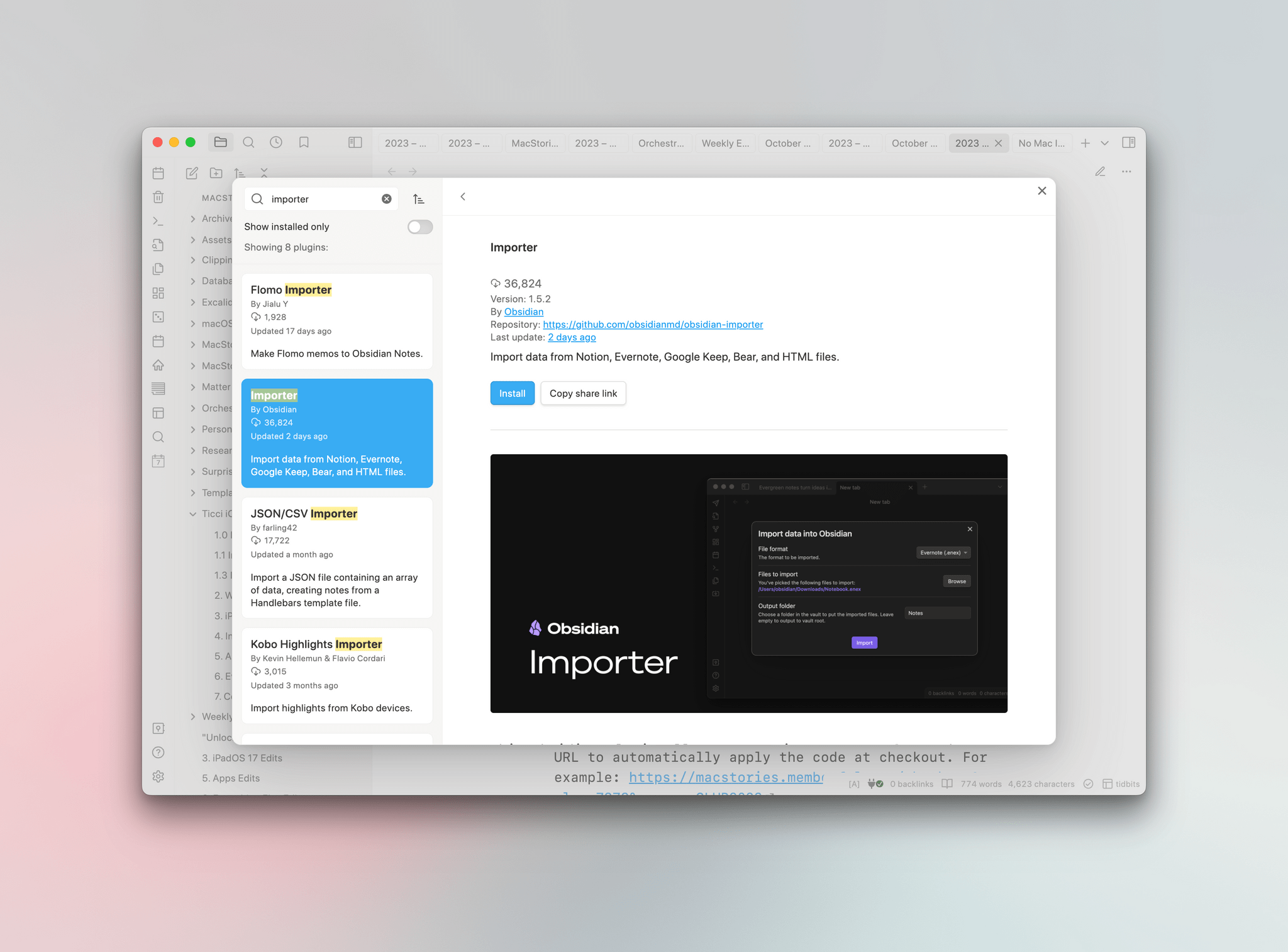 Obsidian's Importer Plugin Lets You Move Your Apple Notes to Any
