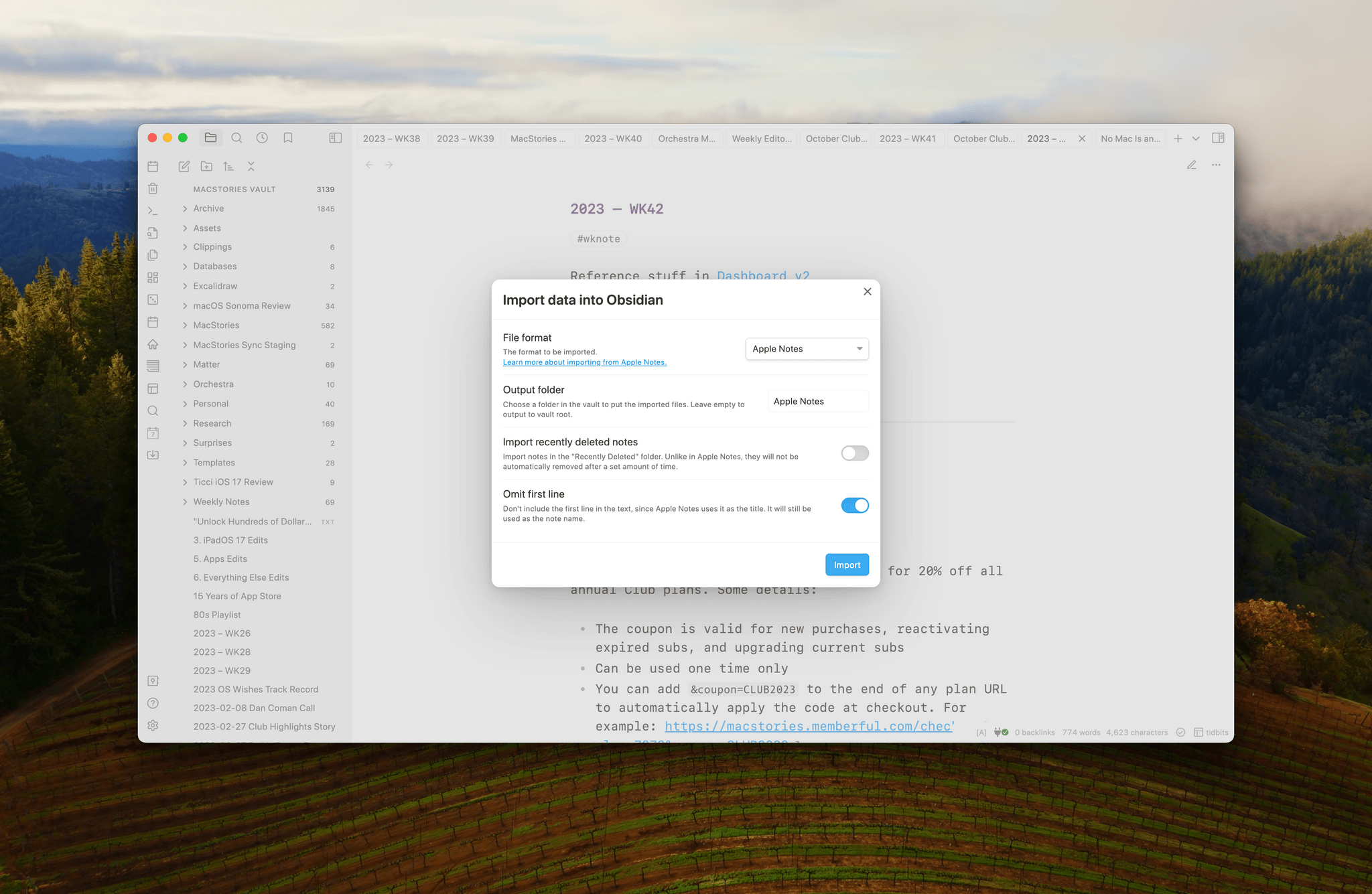 Obsidian's Importer Plugin Lets You Move Your Apple Notes to Any
