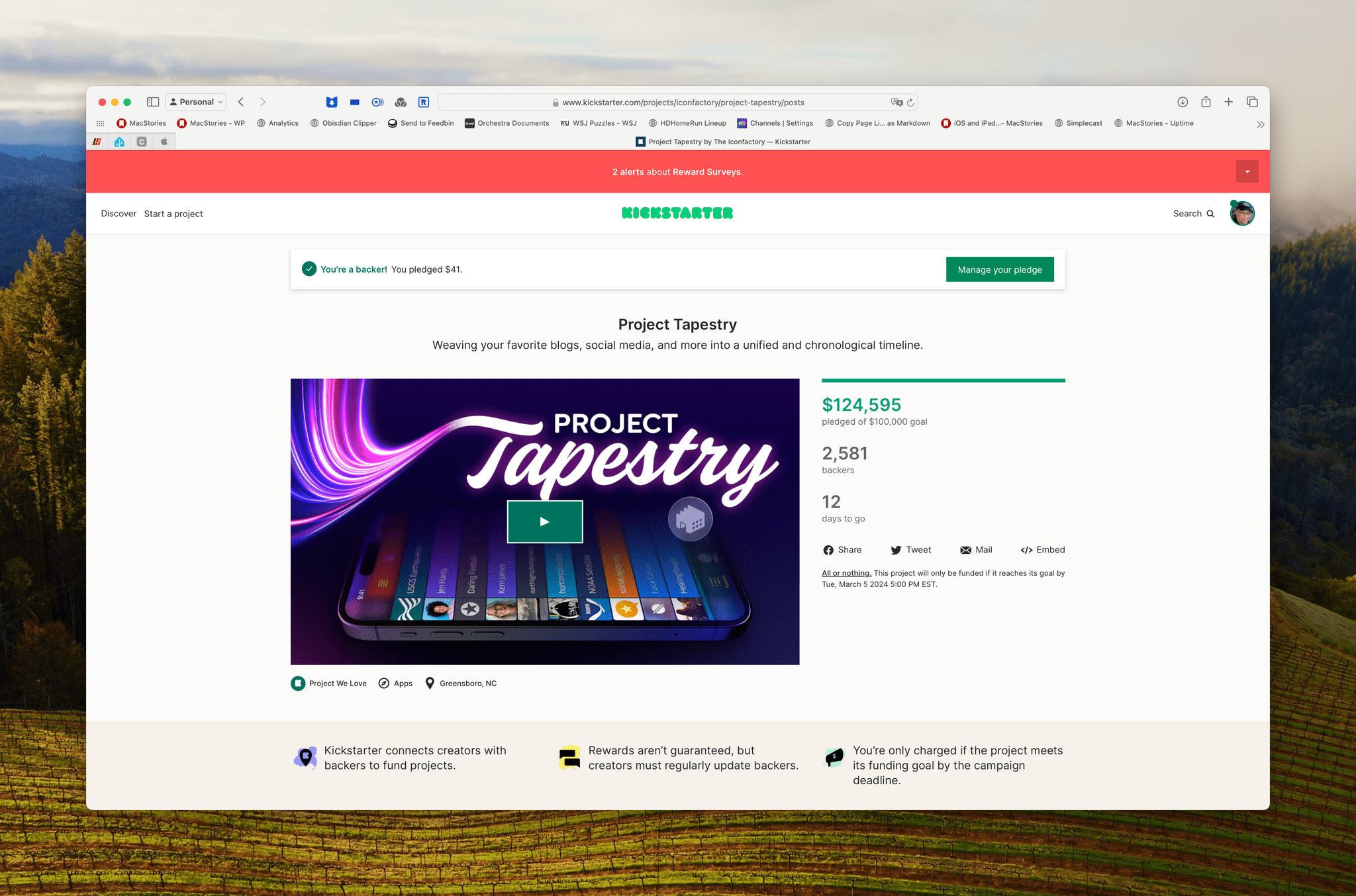 I'd like to see apps like Tapestry become more than reading apps.