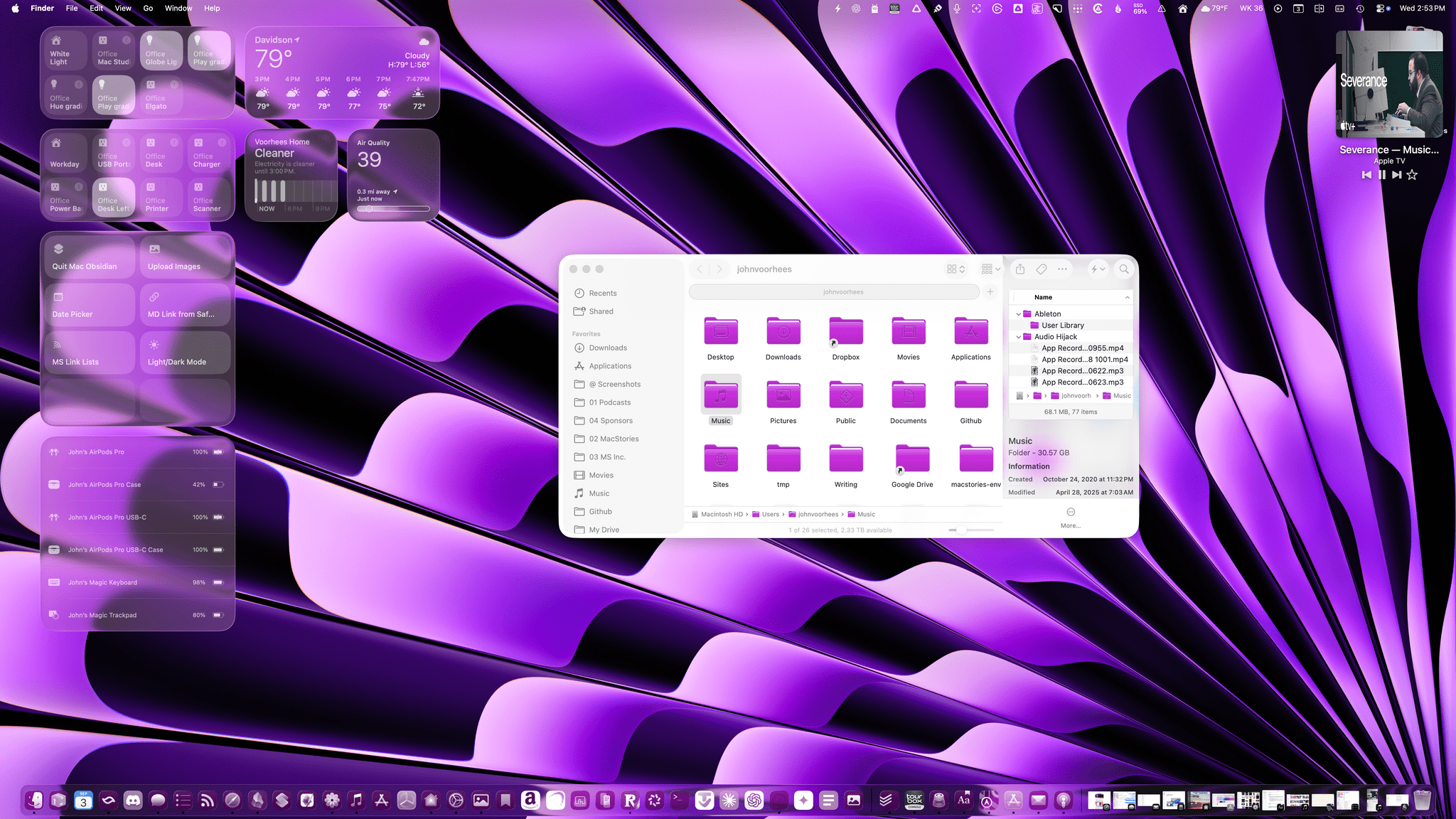 That's a lot of purple.