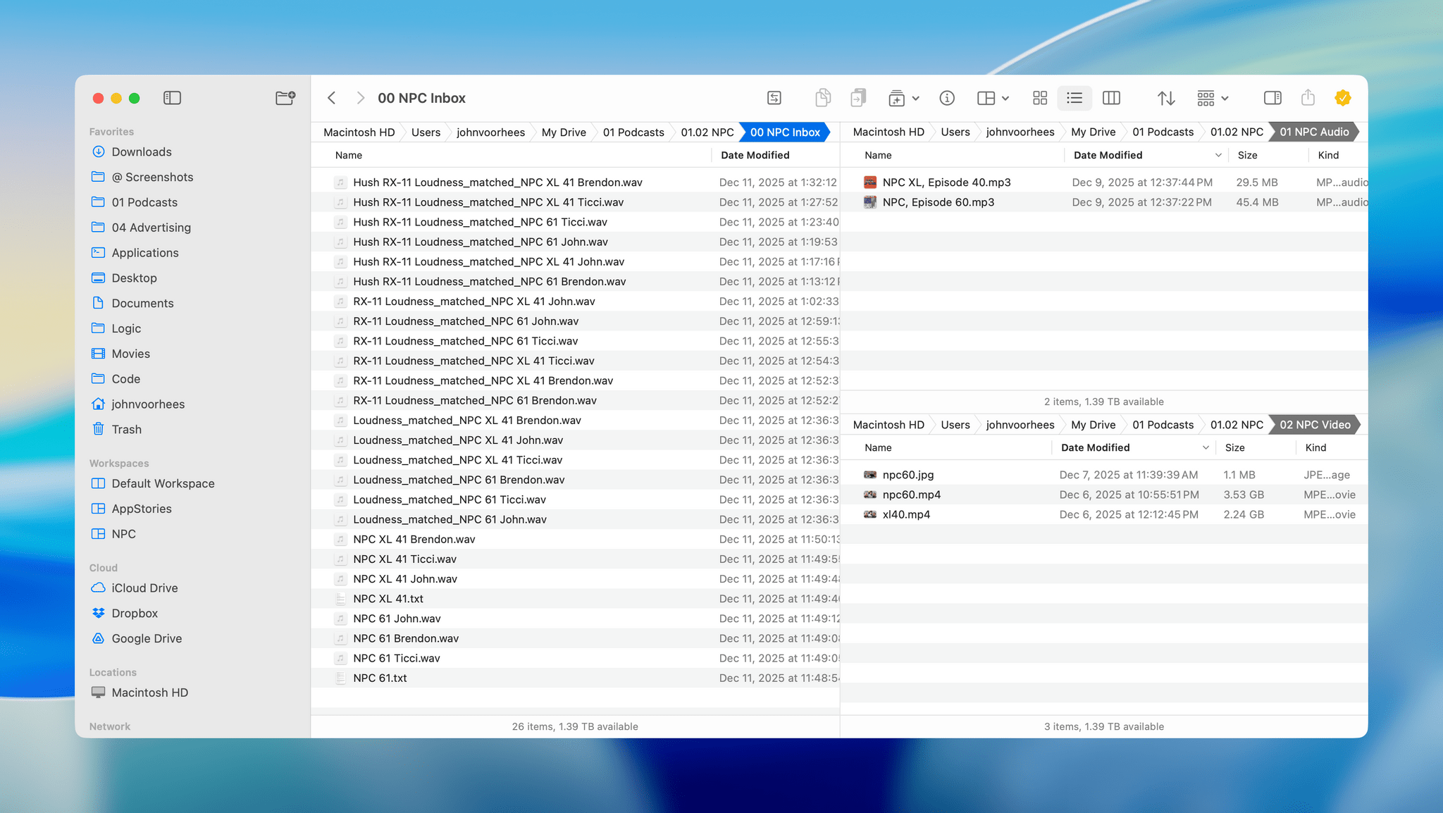 A Bloom workspace I saved for producing NPC: Next Portable Console.
