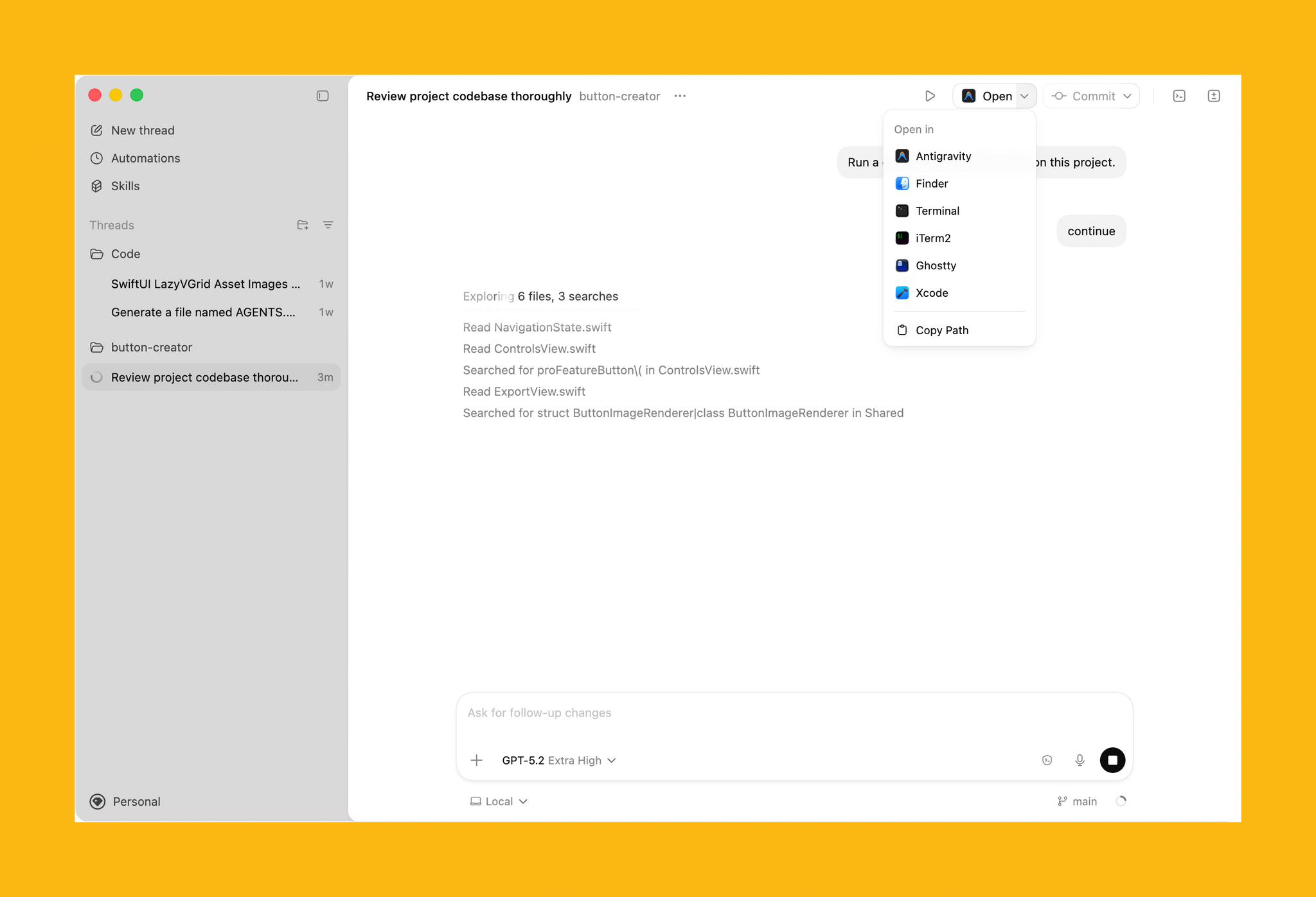 Access to your other development tools.