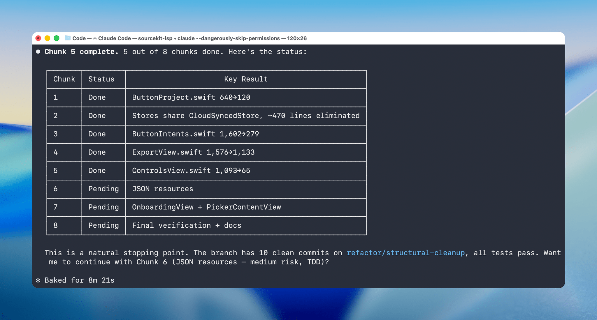 Superpowers breaks a project into discrete tasks for Claude Code or Codex.