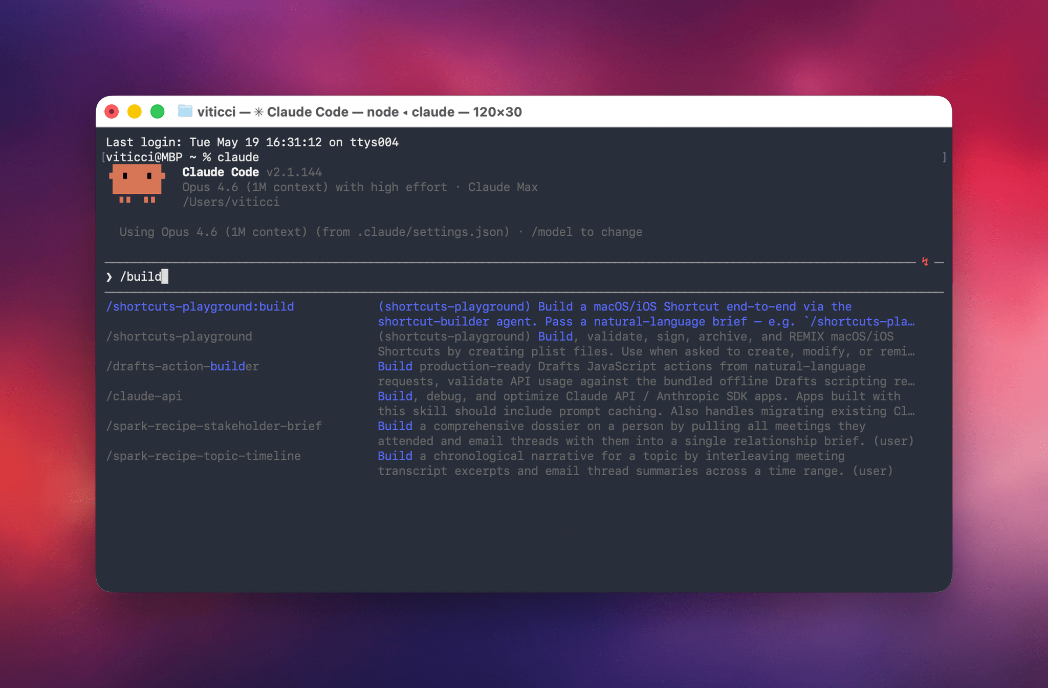 Shortcuts Playground works in the CLI as well. Just type /build in Claude Code to start creating shortcuts.