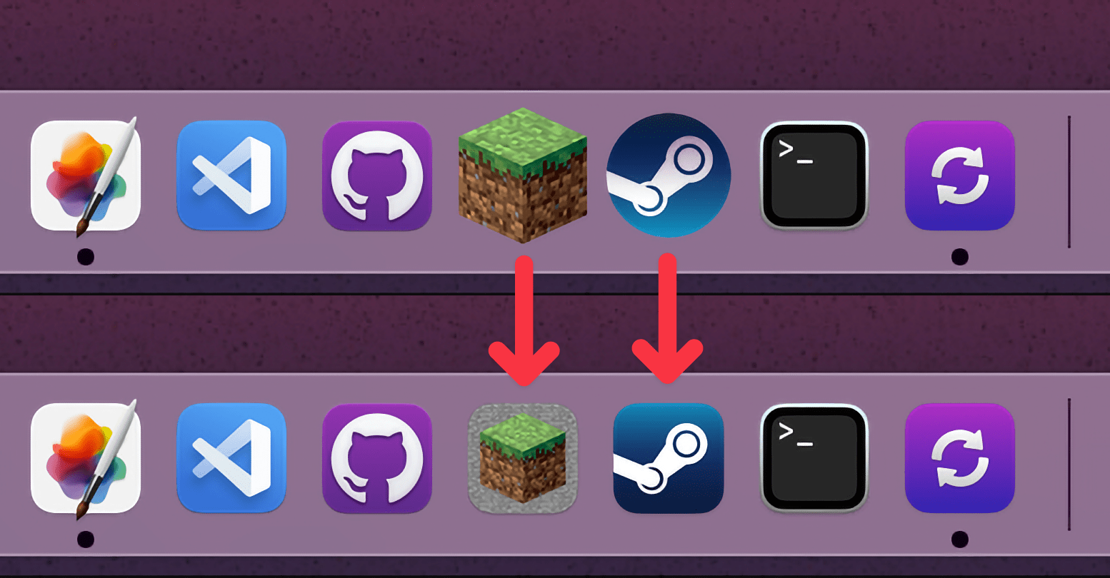 Some apps, like Minecraft and Steam, can look out of place in a sea of rounded squares. Nothing a custom icon can’t fix.