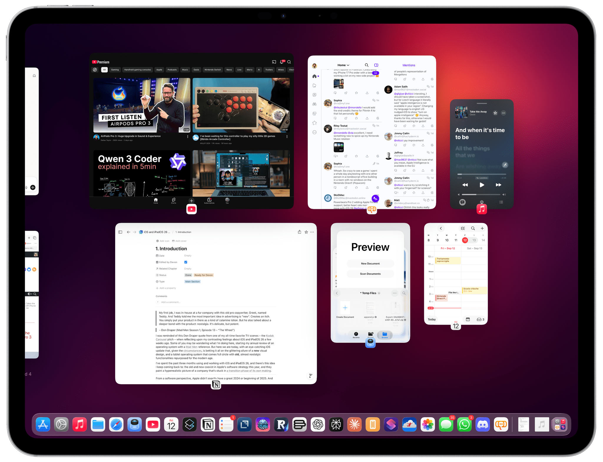 Exposé for iPadOS 26.