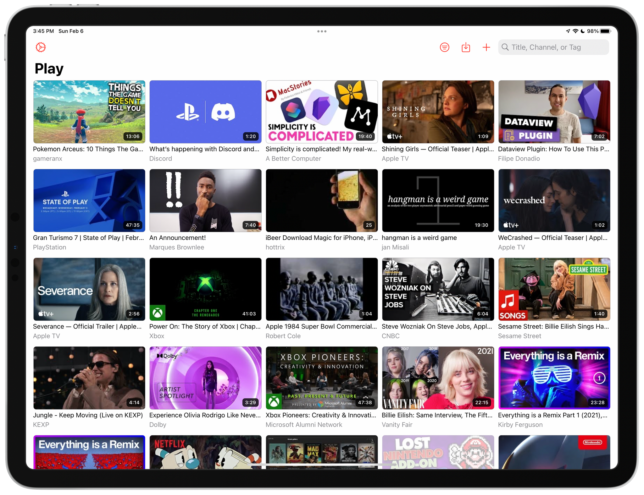Play: A Fantastic Utility for Saving and Organizing  Videos for  Later - MacStories