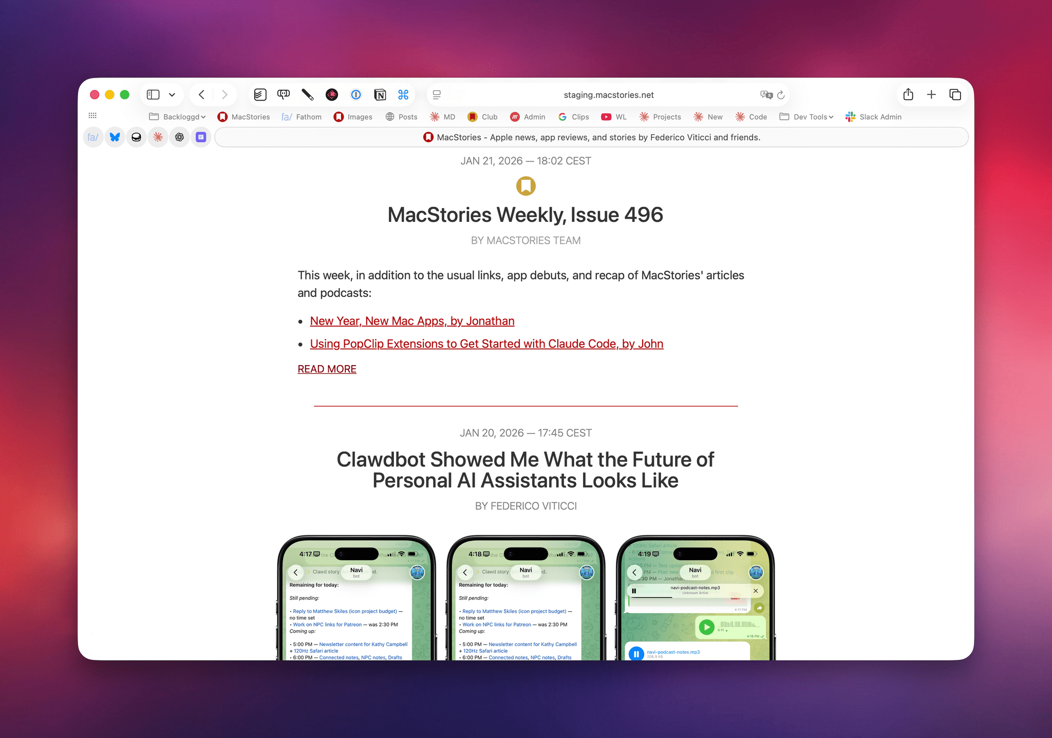 The same MacStories, now with everything under one roof.