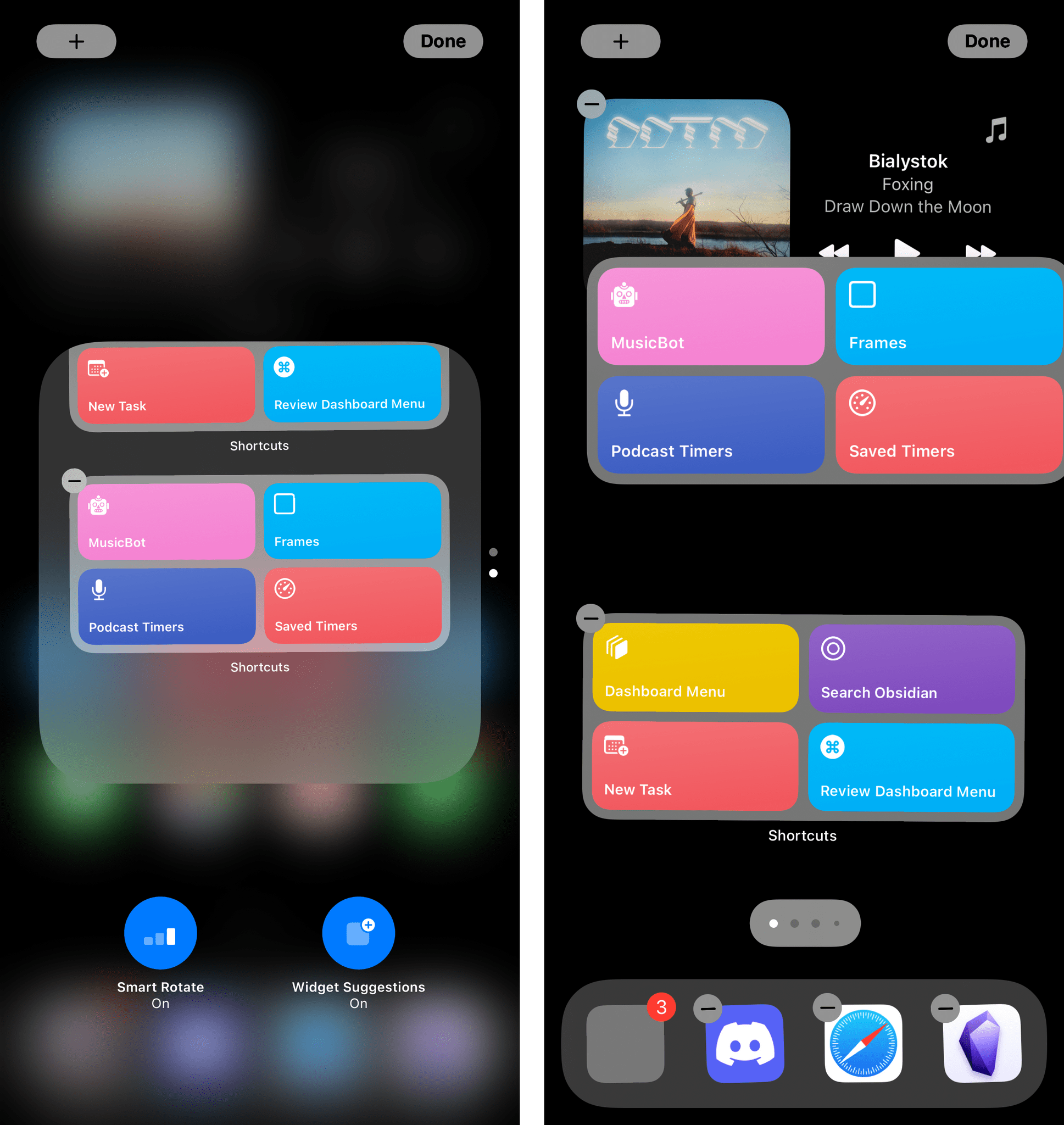 Stacks have a new editing UI, and you can now drag individual widgets out of stacks to put them back on the Home Screen.
