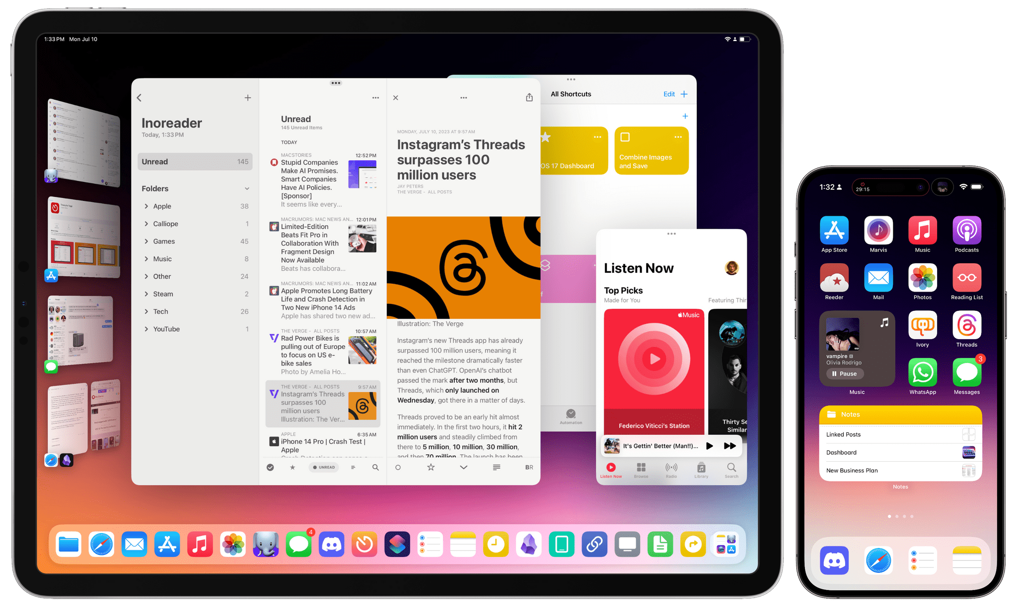 iOS and iPadOS 17.