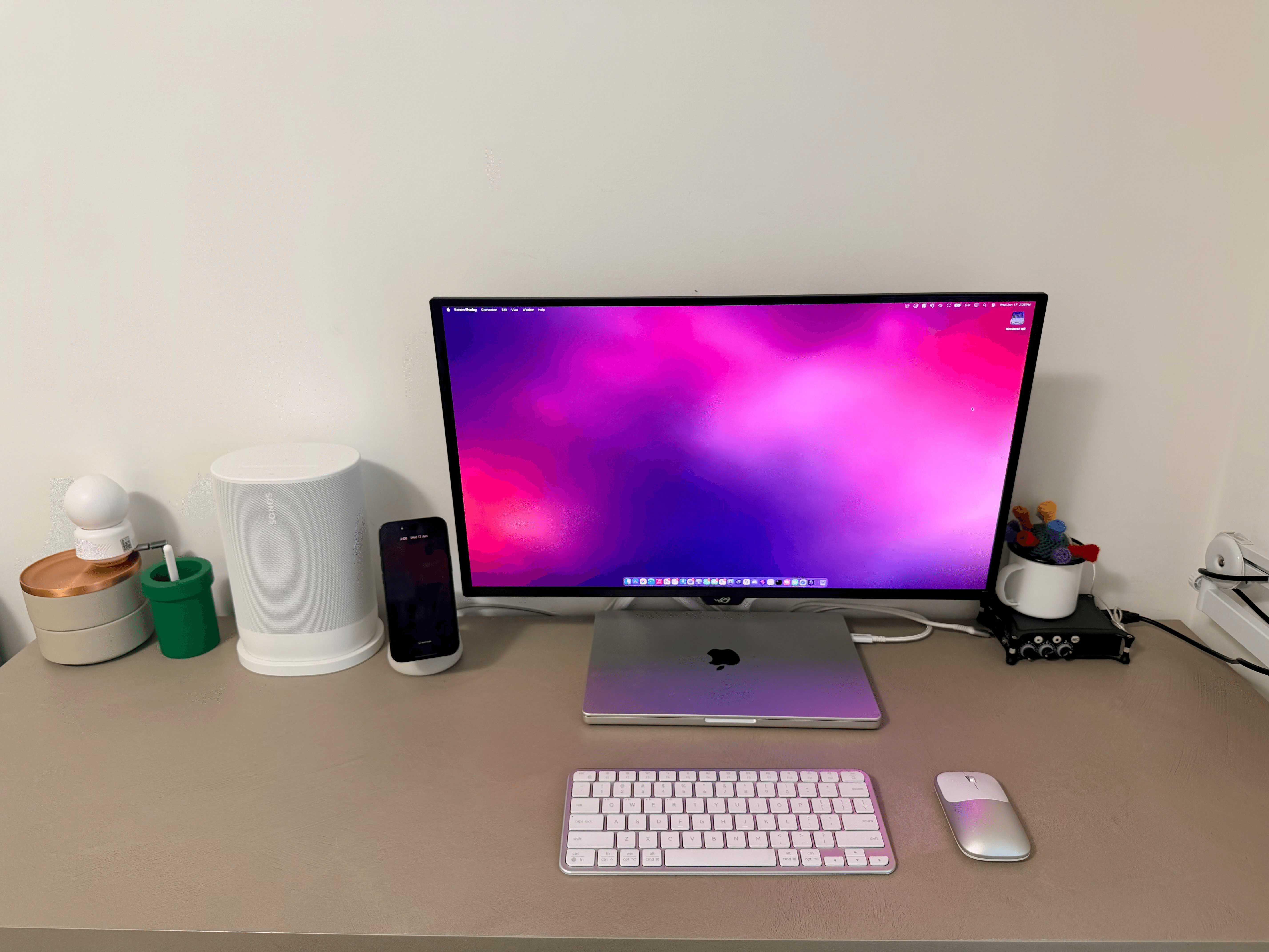 My desk setup.