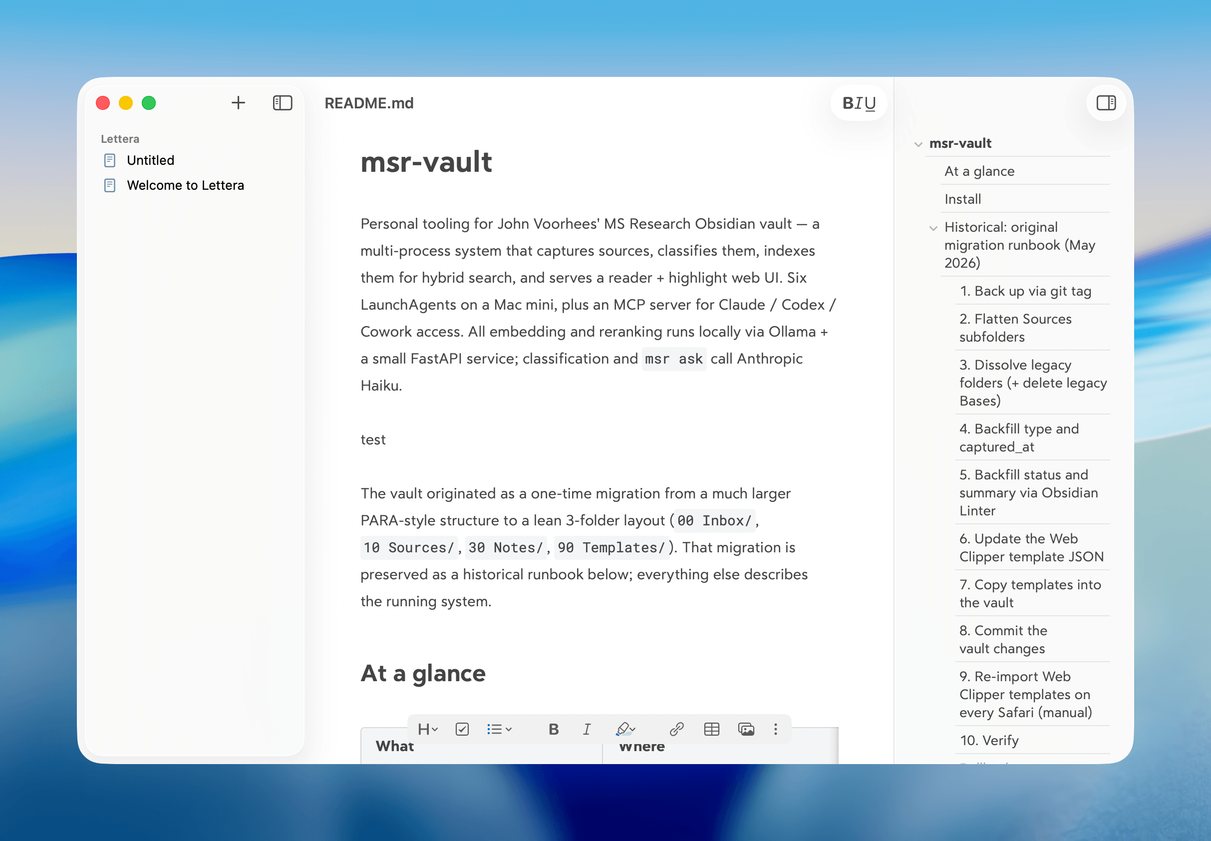 photo of The Bear Team Releases Public Beta of Lettera, a New Mac Markdown Editor image
