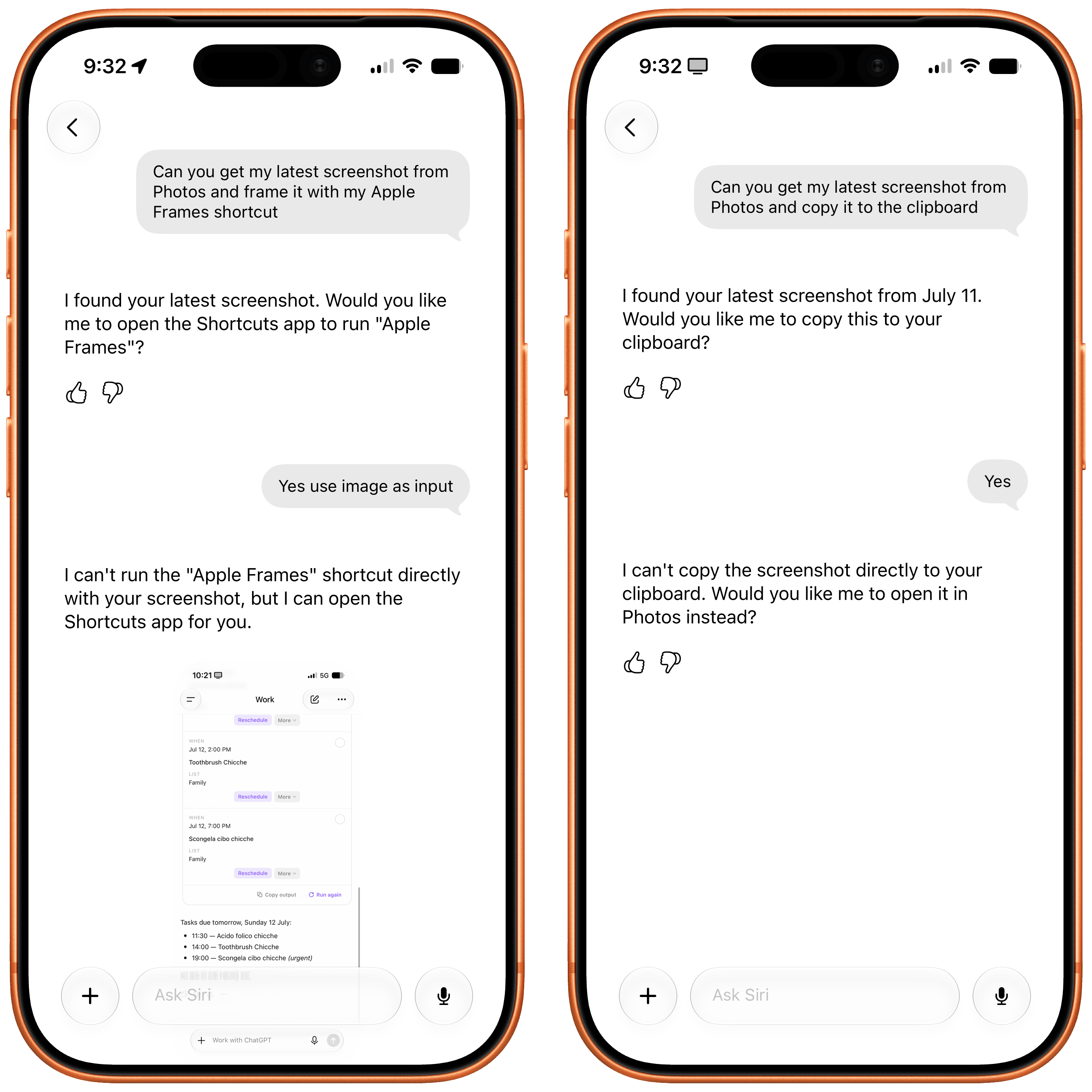 Why ask for clipboard confirmation if you can't do it?