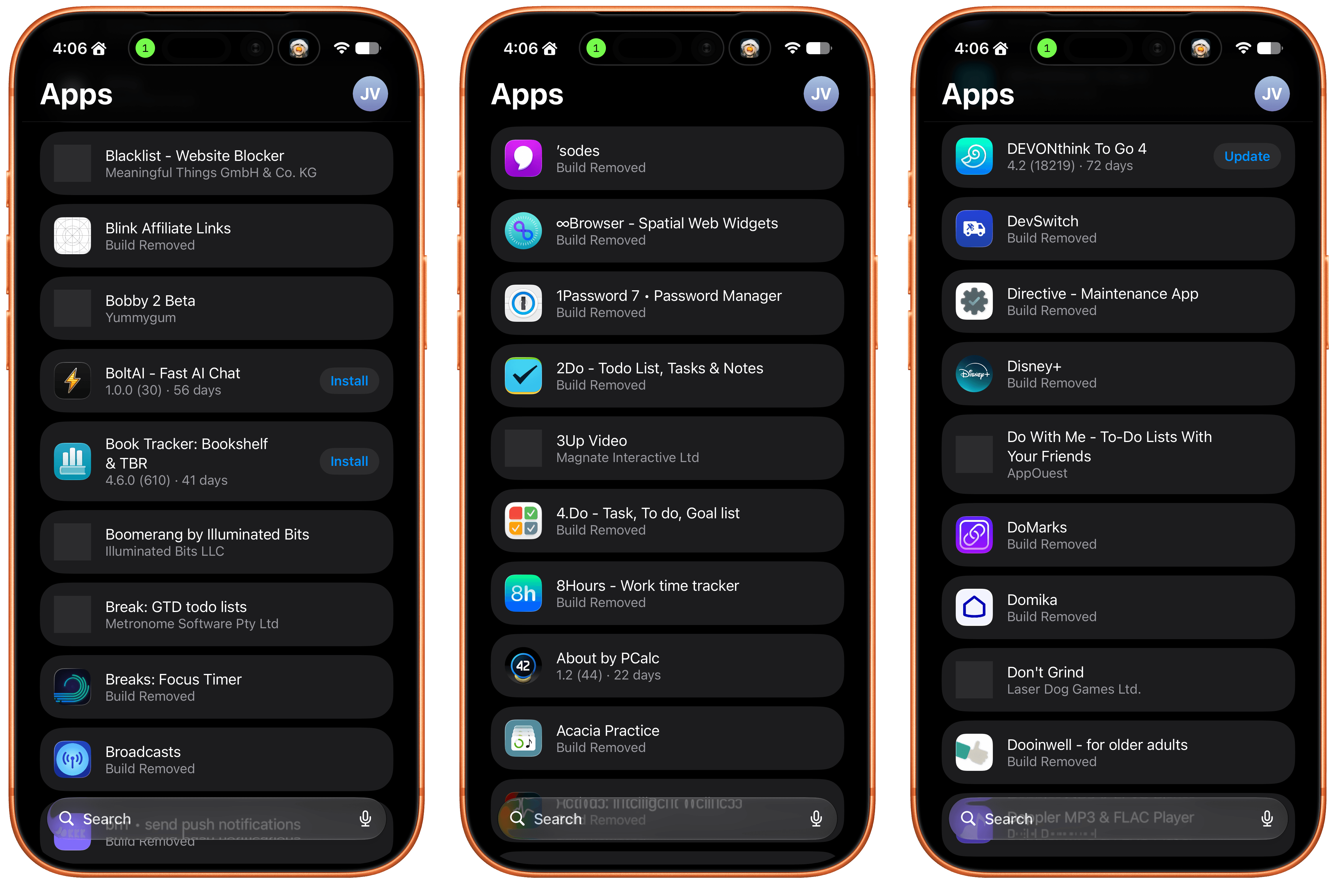 The live betas are few and far between when mixed with betas gone by.