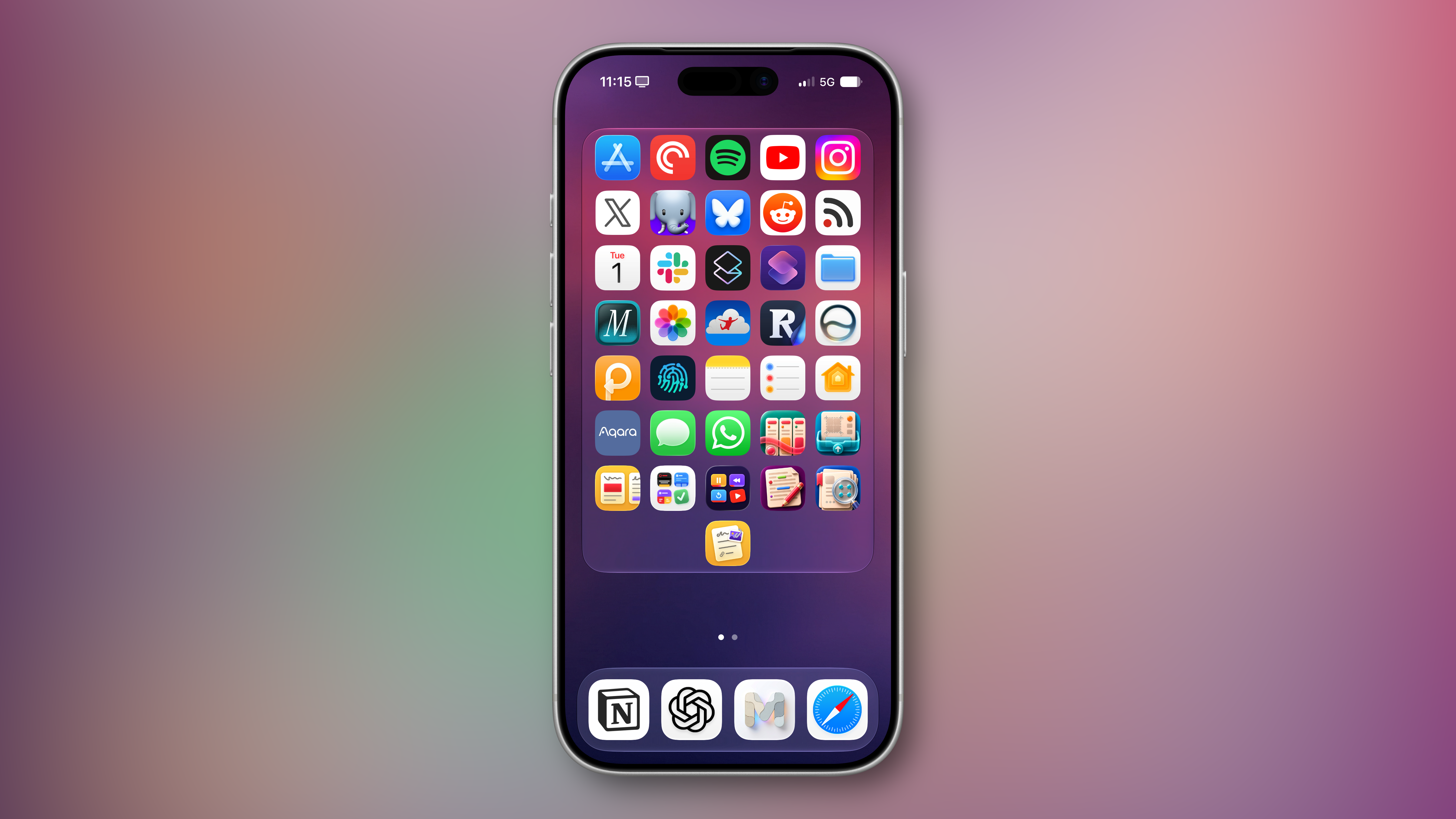My new Home Screen powered by Lock Launcher.
