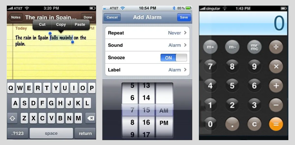 iOS 6 examples via [uxdesign.cc](https://uxdesign.cc/the-power-of-familiarity-in-design-skeuomorphic-triggers-and-personified-machines-7fb66ba8bf98)