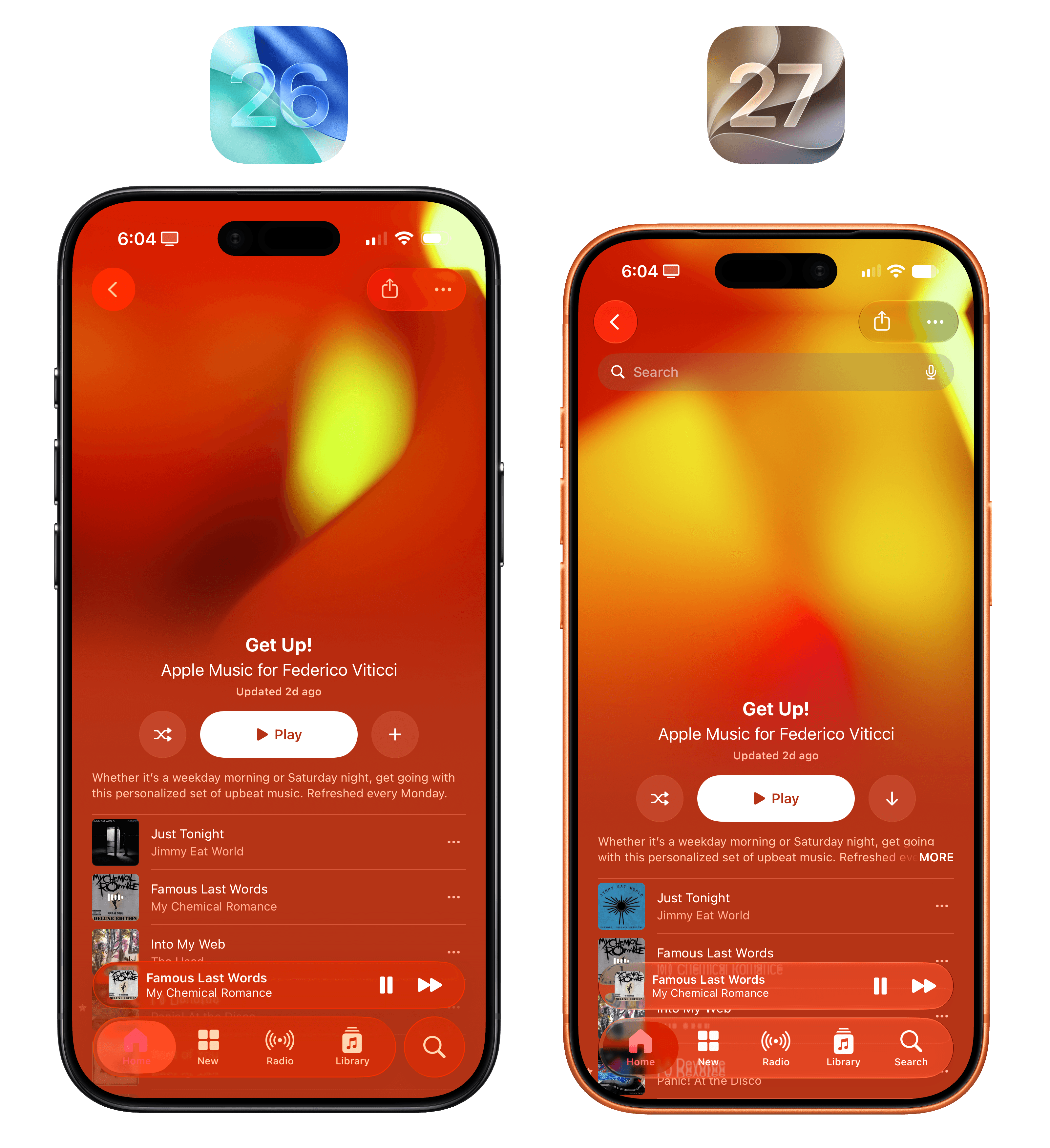 Another iOS 26 reversal: the search button is back inside the tab bar instead of floating next to it. The other “button style” is still [supported](https://developer.apple.com/design/human-interface-guidelines/search-fields), but Apple itself is using the unified style again in its apps.